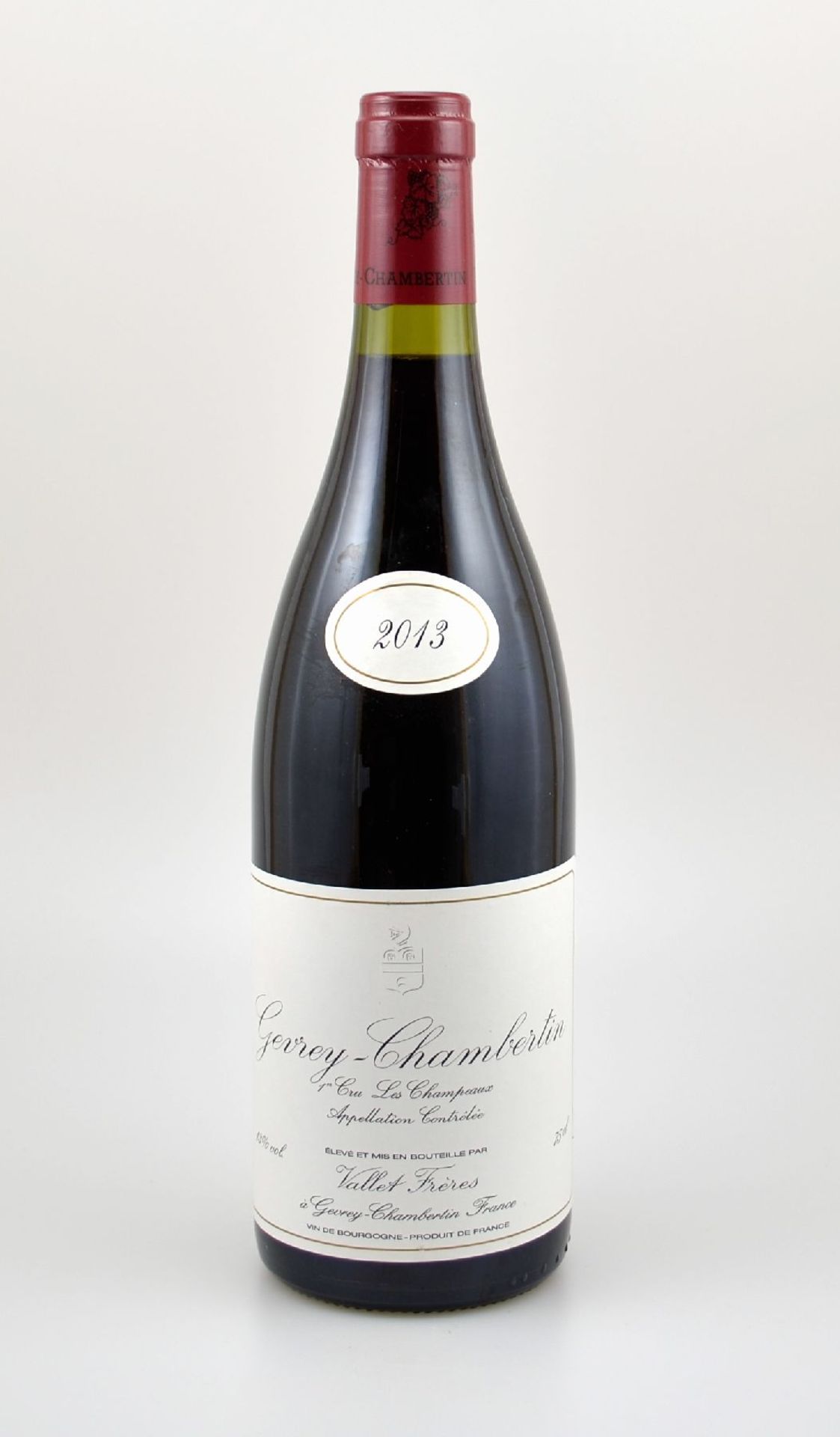 4 Flaschen 2013 Gevrey-Chambertin, Premier Cru, Champeaux Vallet Freres, je 75 cl, 13 % Vol.,