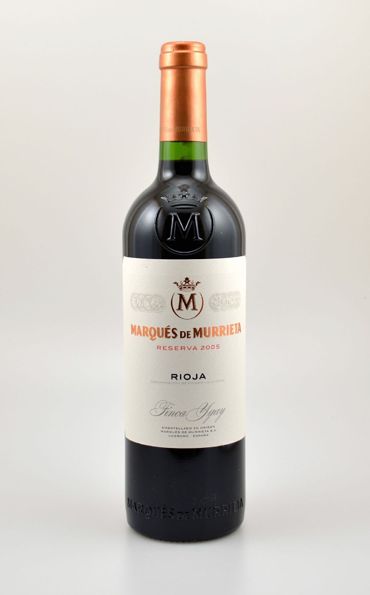 6 Flaschen 2005 Marques de Murrieta Reserva, Rioja, je ca. 75 cl, 14 % Vol., Füllstände: je into