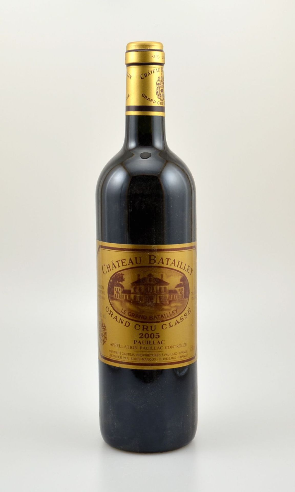 1 Flasche 2005 Chateau Batailley, Pauillac, Grand Cru Classe, ca. 75 cl, 13 % Vol., Füllstand: ca.