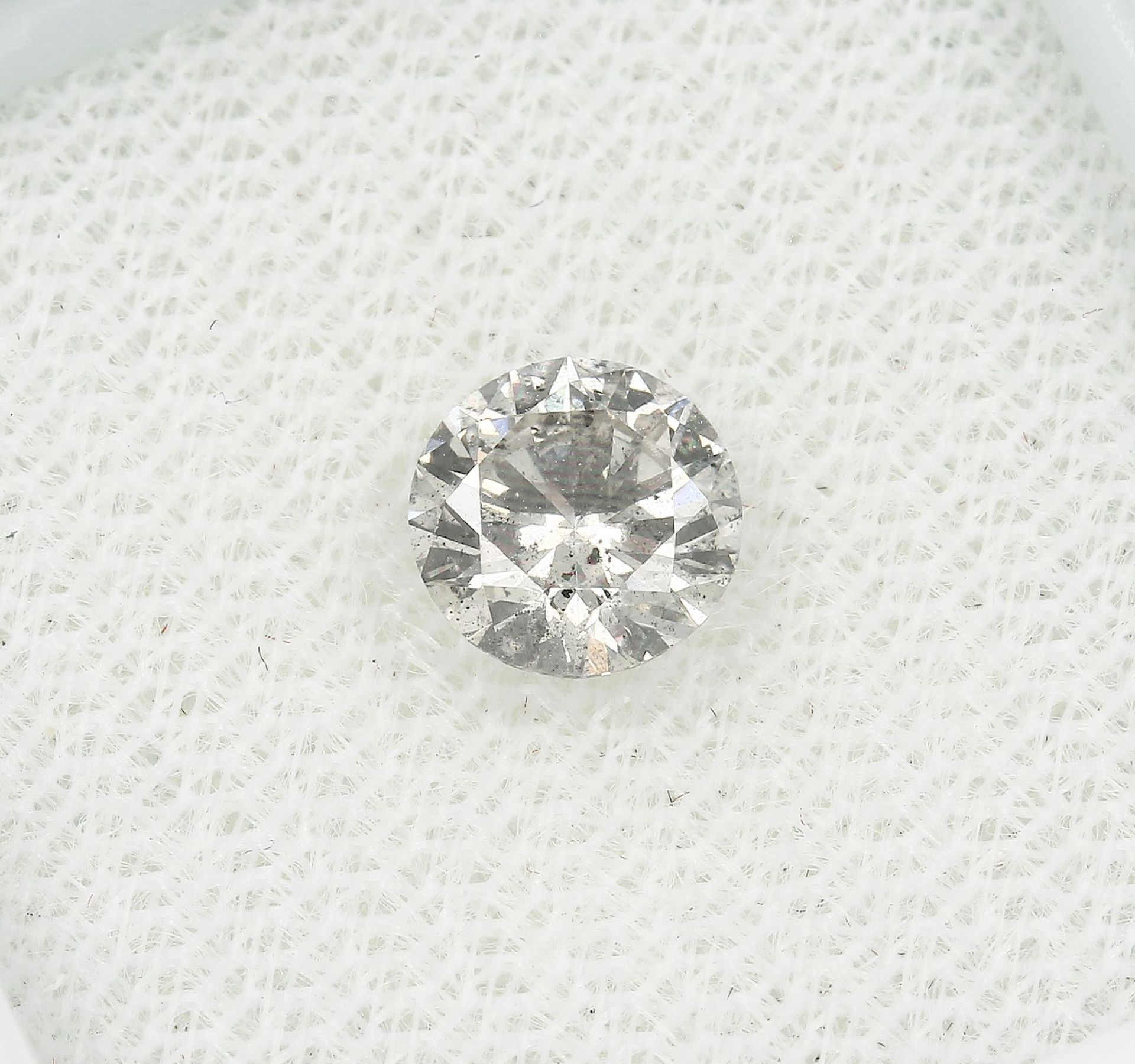 Loser Brillant, 0.60 ct get.Weiß(L)/p2, mit HRD-Expertise Schätzpreis: 1300, - EURLoose brilliant, - Bild 3 aus 4