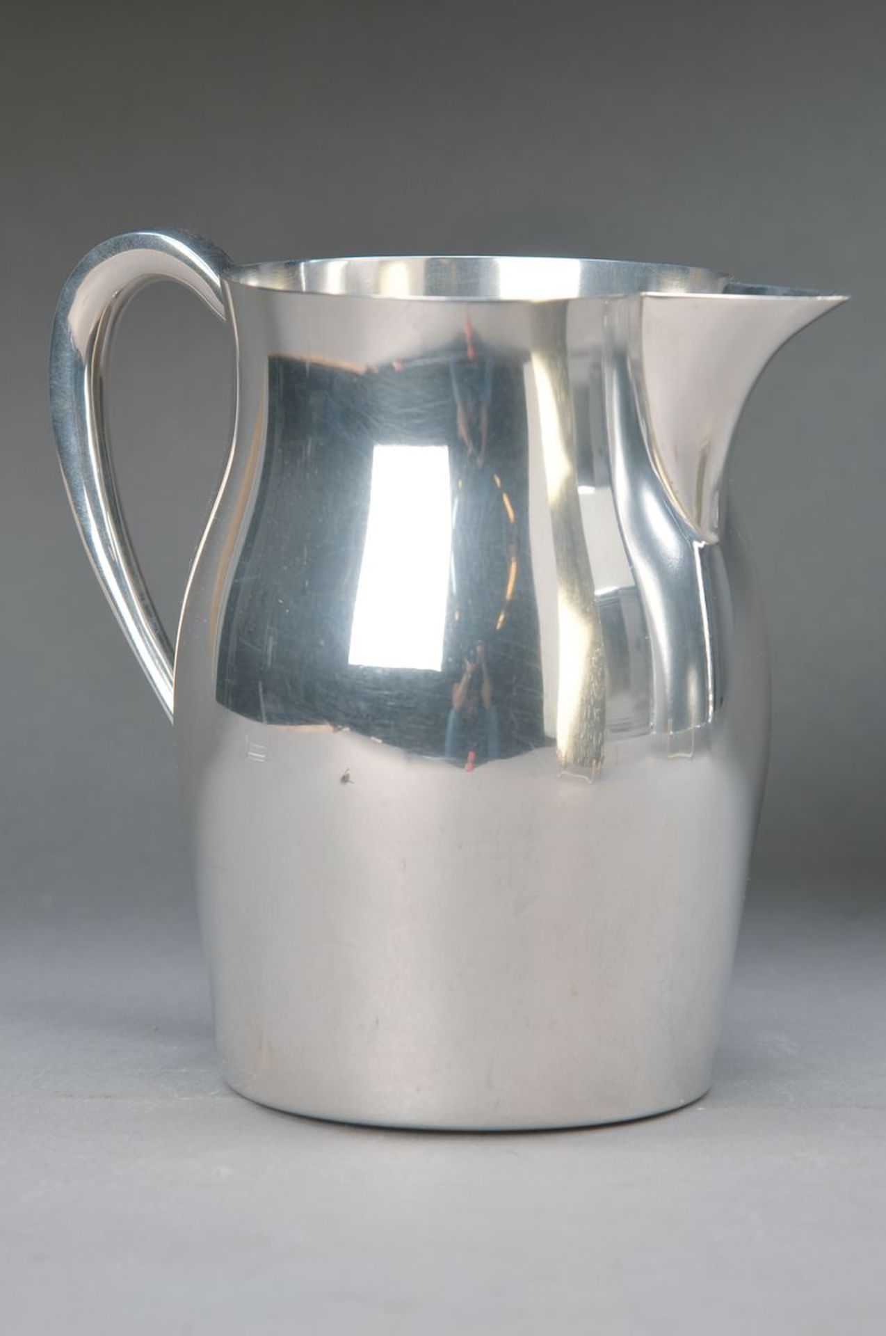 Krug, USA, 1960er Jahre, 925er Sterling Silber, Modell nach Paul Revere, glatte elegante Form, H.