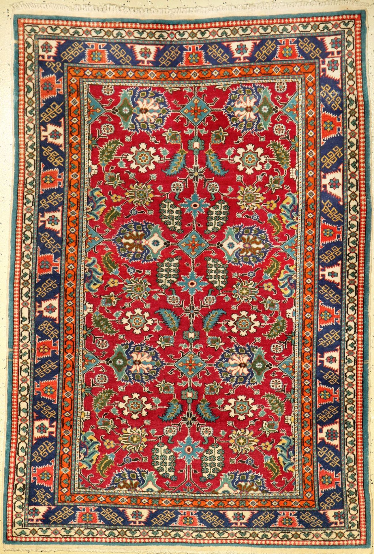 Kaisery alt, Türkei, ca. 50 Jahre, Wolle auf Baumwolle, ca. 172 x 120 cm, EHZ: 3Kaisery Rug, Turkey,