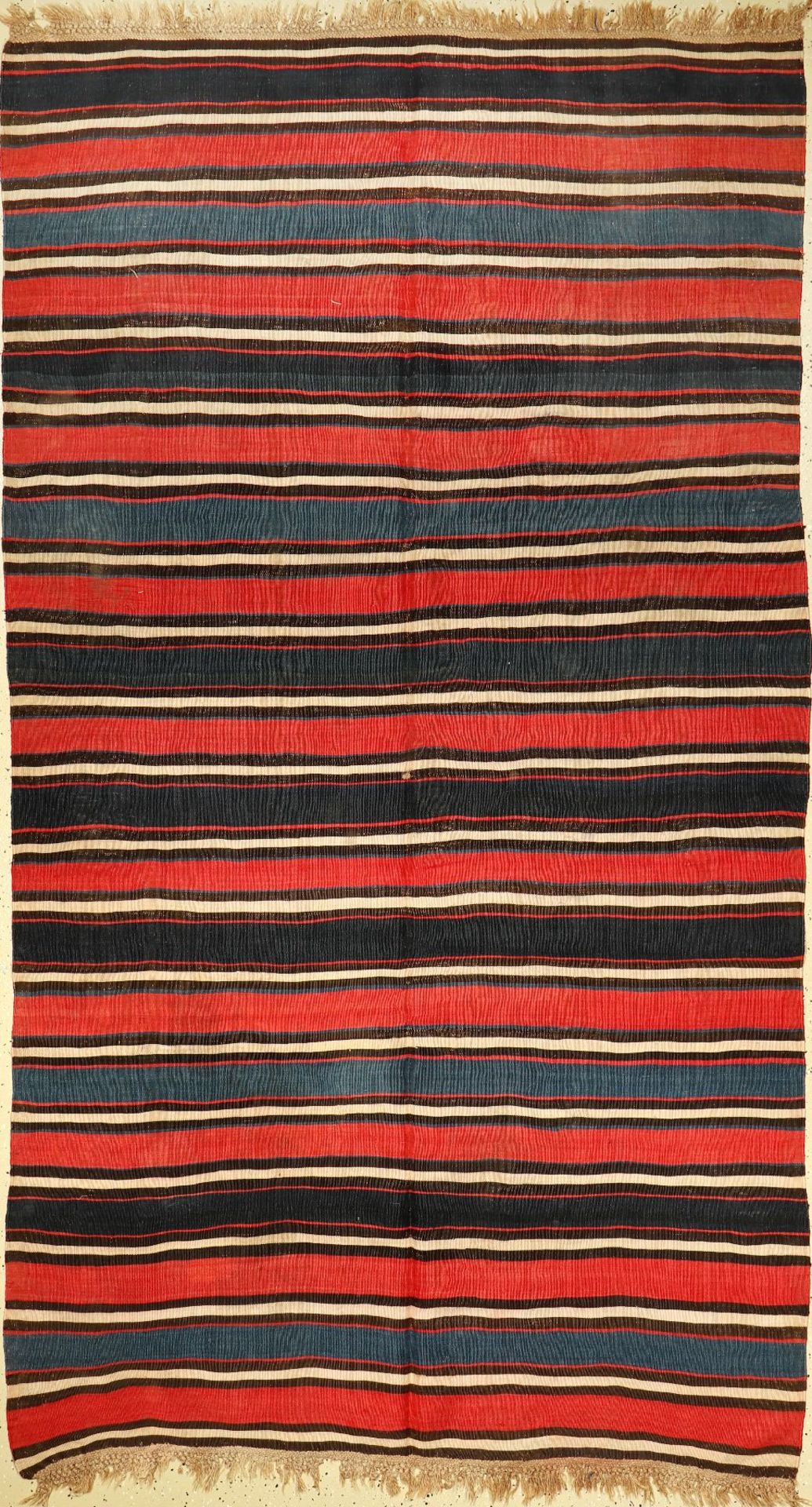 Schasavan "Kelim" alt, Persien, um 1930, Wolle auf Wolle, ca. 277 x 155 cm, dekorativ, EHZ: 2-