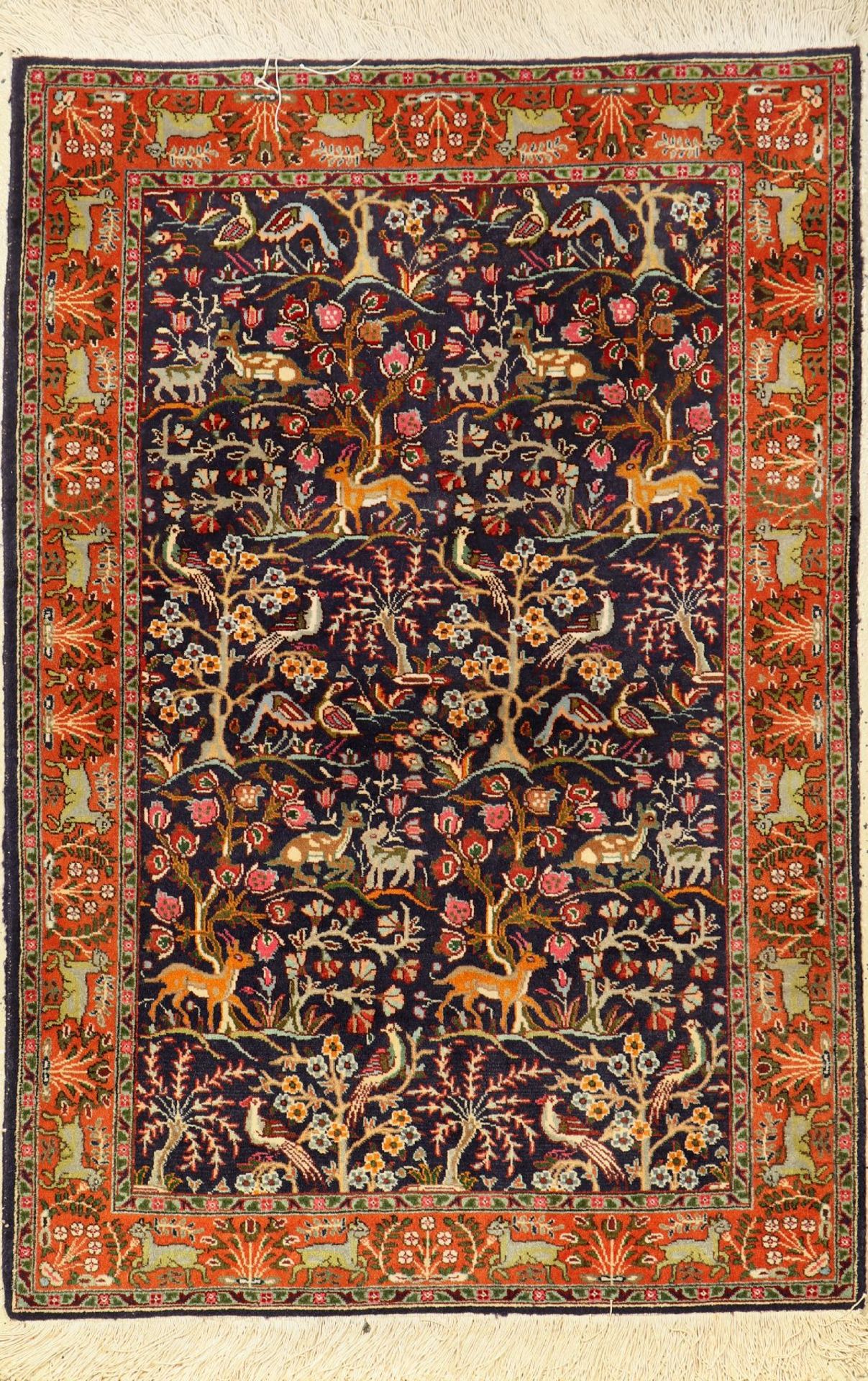 Täbriz, Persien, ca. 50 Jahre, Wolle auf Baumwolle, ca. 148 x 102 cm, EHZ: 2-3Tabriz Rug, Persia,