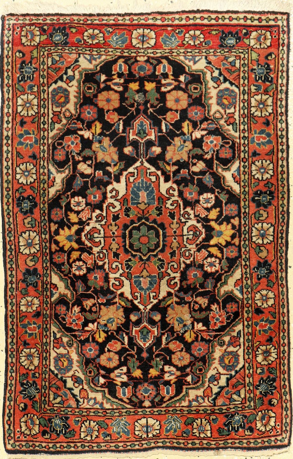 Djosan alt, Persien, ca. 60 Jahre, Wolle auf Baumwolle, ca. 94 x 62 cm, EHZ: 2Jozan Rug, Persia,