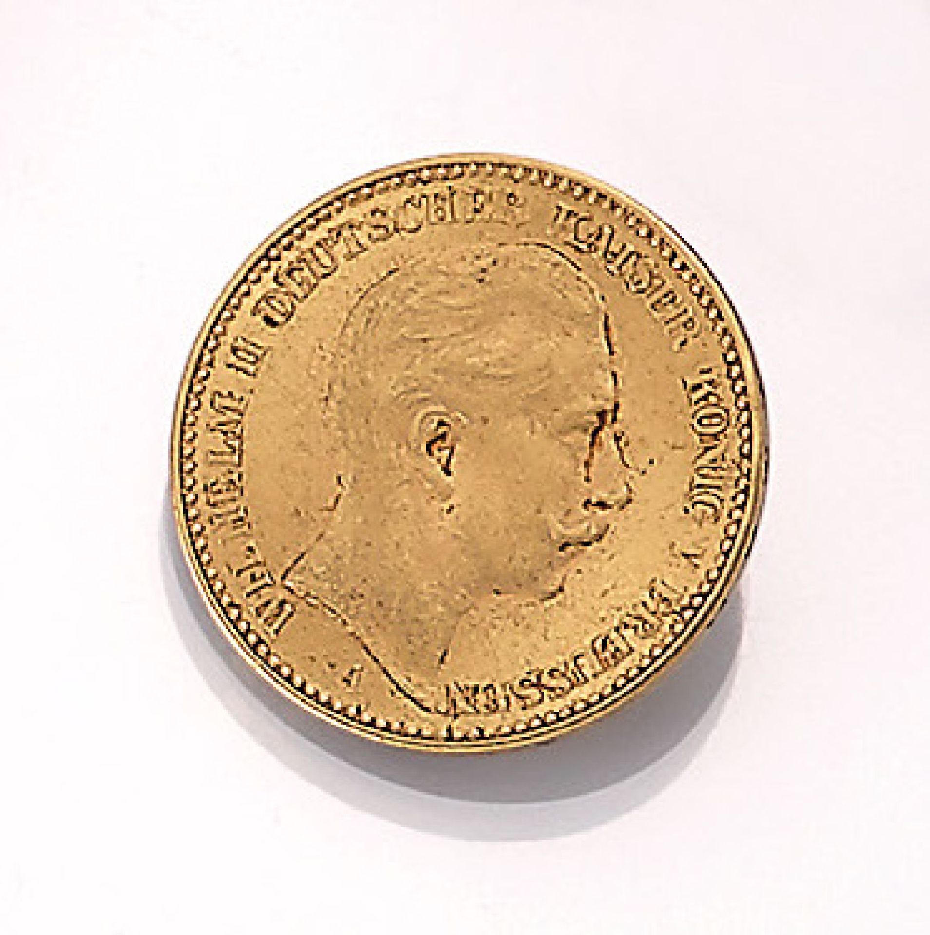 Goldmünze, 20 Mark, Deutsches Reich, 1911, Wilhelm II., Deutscher Kaiser, König von Preussen,