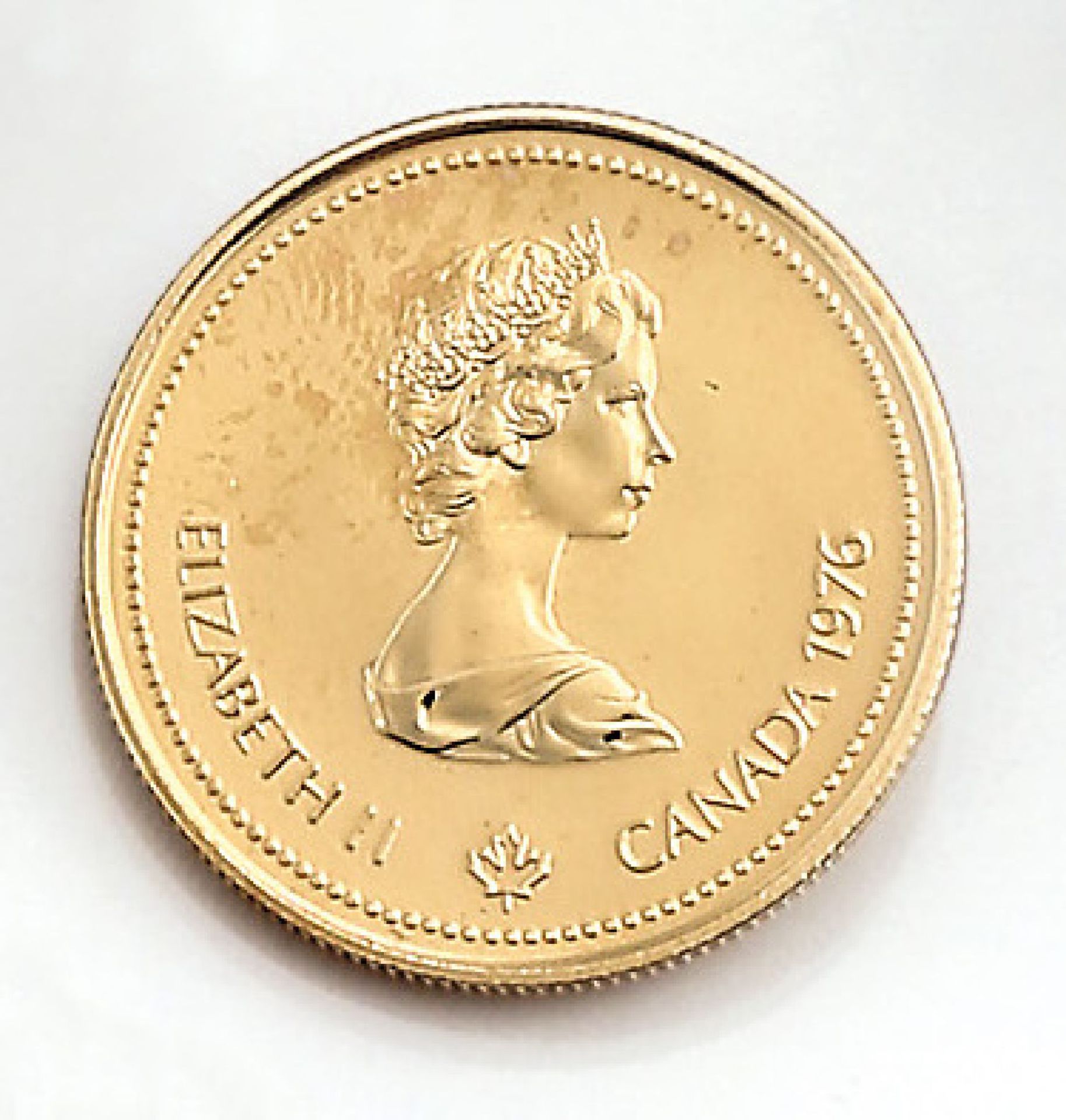 Goldmünze, 100 Dollars, Canada, 1976, 21. Olympische Spiele, 776 B.C.-1976 A.D.Gold coin, 100