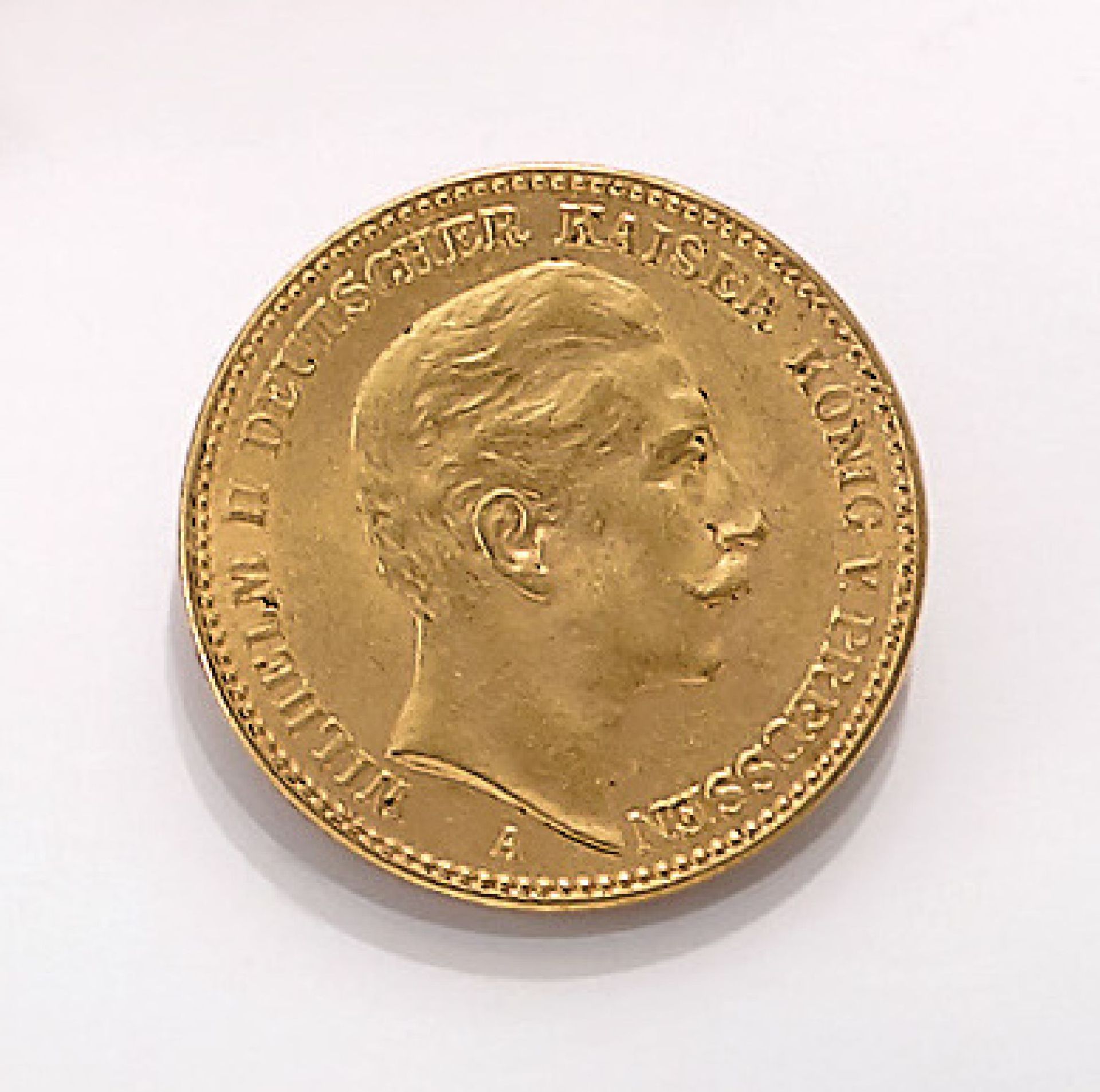 Goldmünze, 20 Mark, Deutsches Reich, 1912, Wilhelm II., Deutscher Kaiser, König von Preussen,