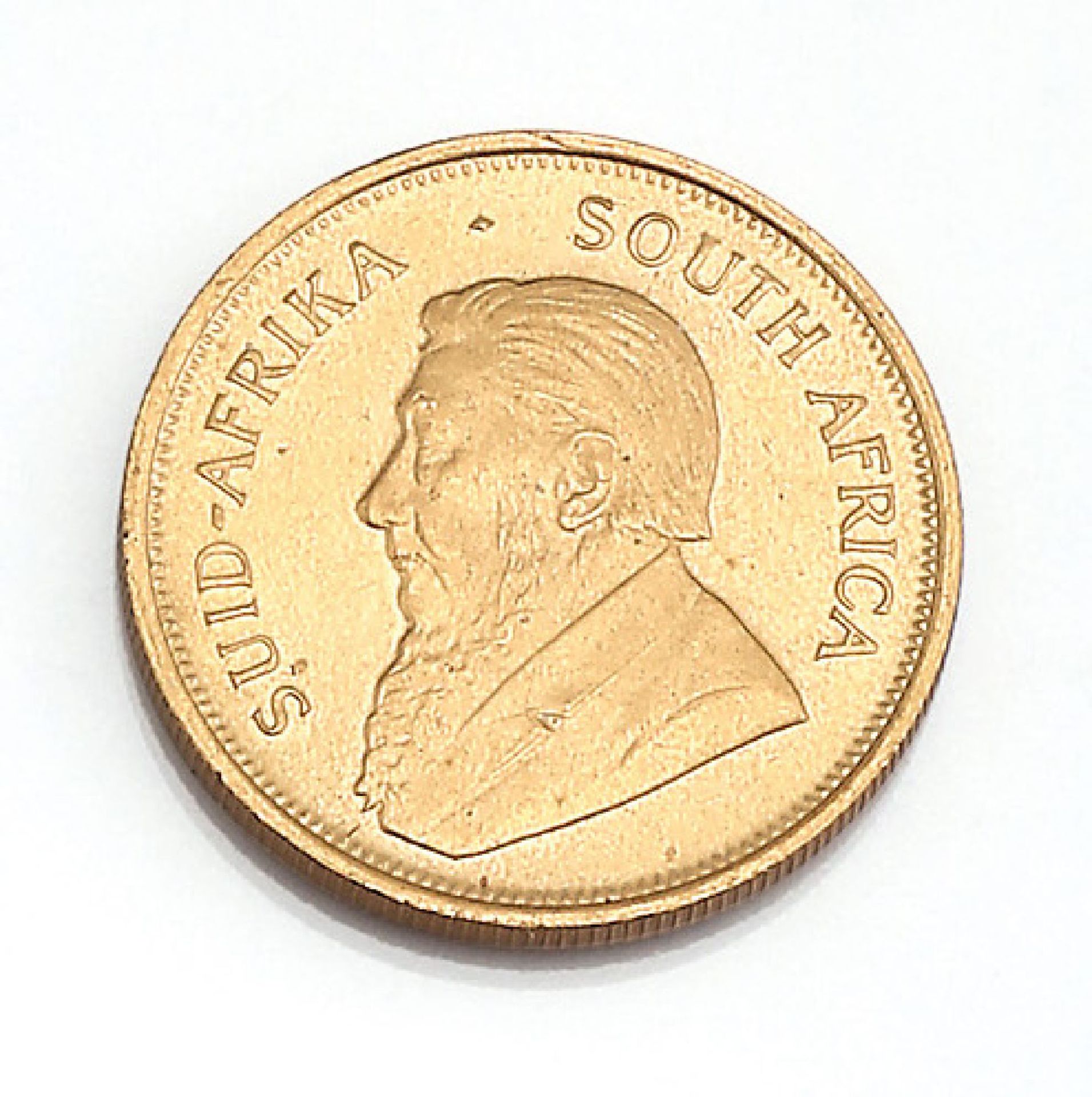 Goldmünze Krügerrand, Südafrika, 1975, Springbock, Fyngoud 1 Oz. Fine GoldGold coin Krugerrand,