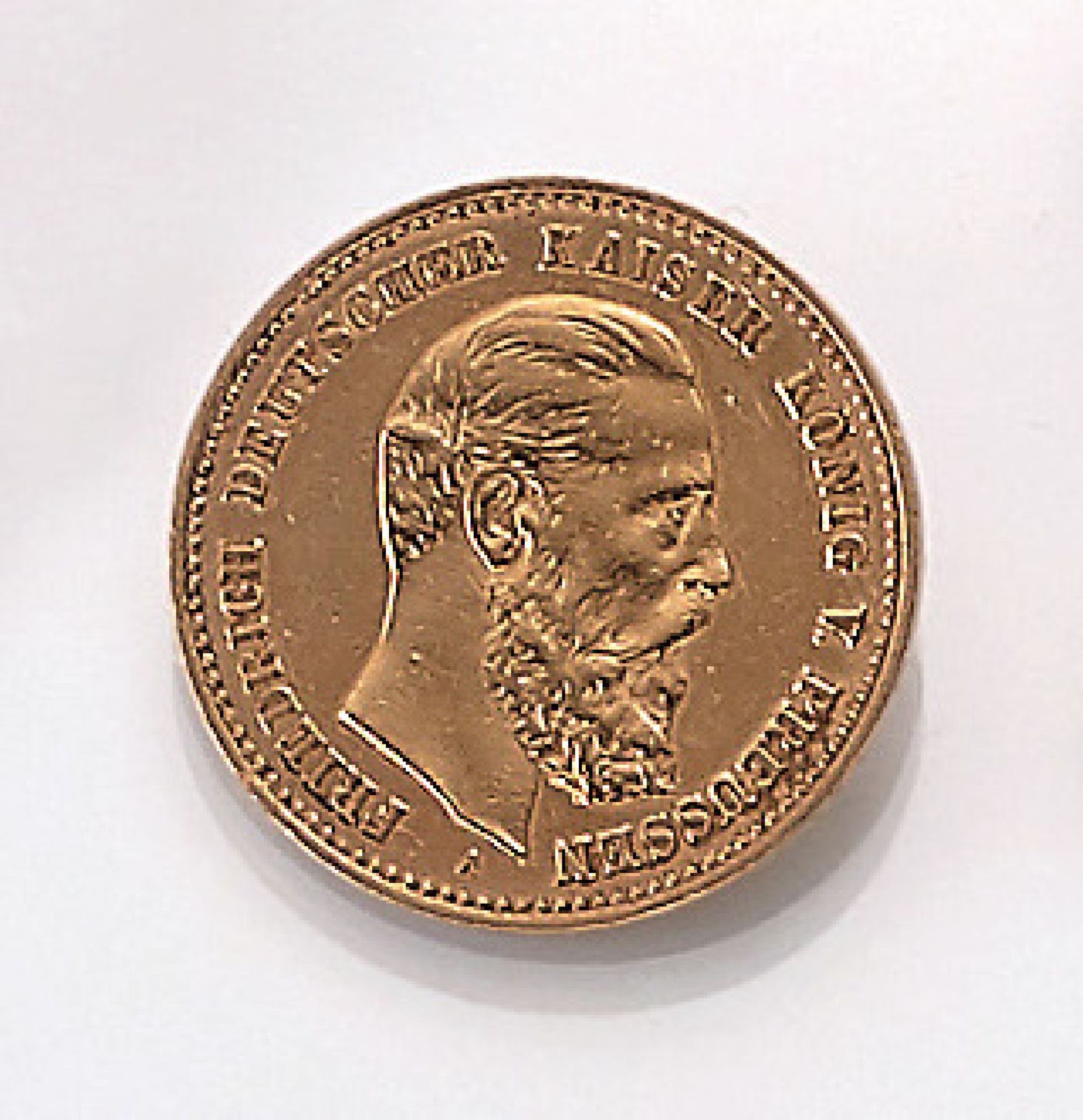 Goldmünze, 10 Mark, Deutsches Reich, 1888, Friedrich deutscher Kaiser König von Preussen, Prägemarke