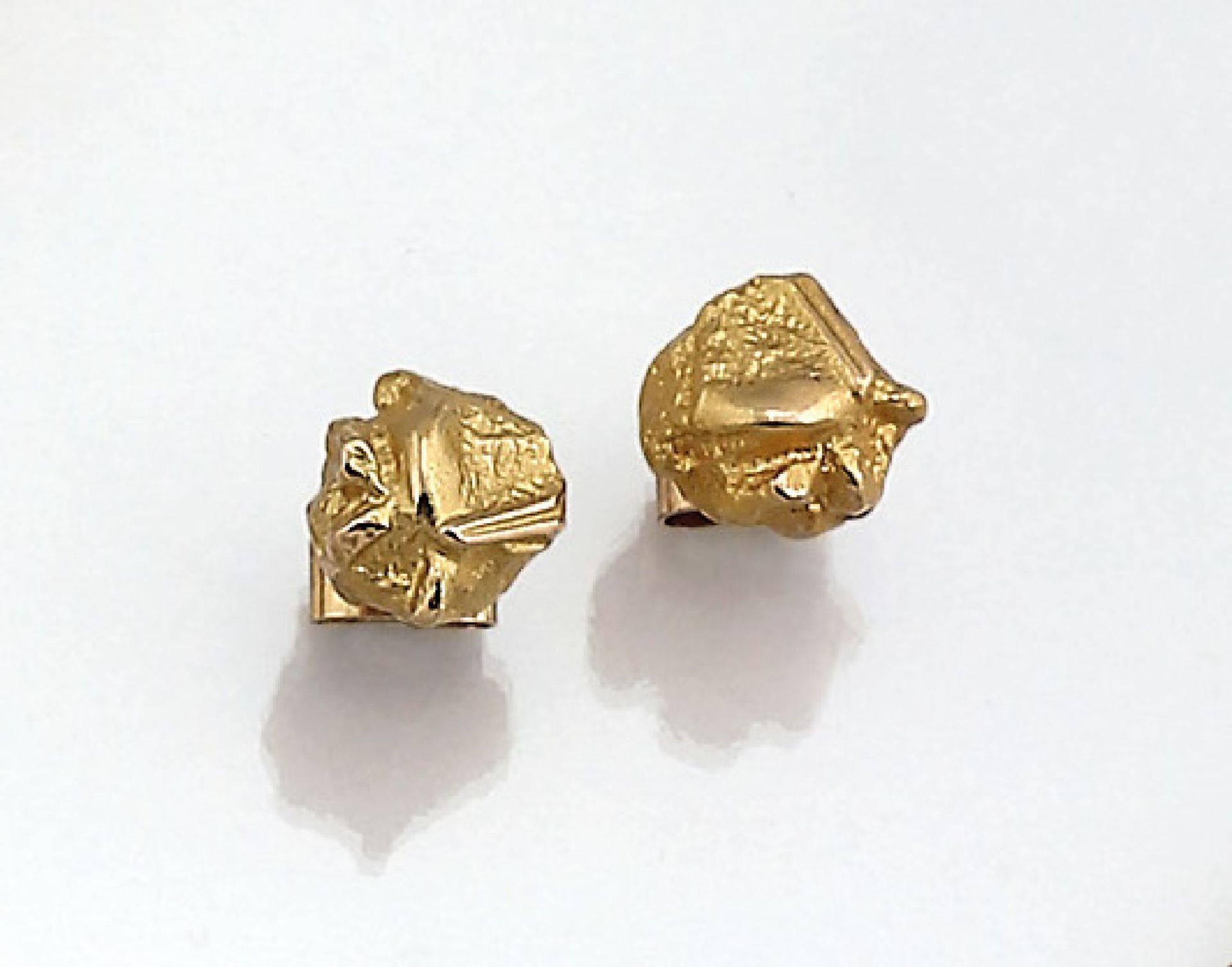 14 kt Gold Lapponia Schmuckset, GG 585/000,best. aus: Collier, Armband und Paar Ohrstecker, typ. - Bild 2 aus 2