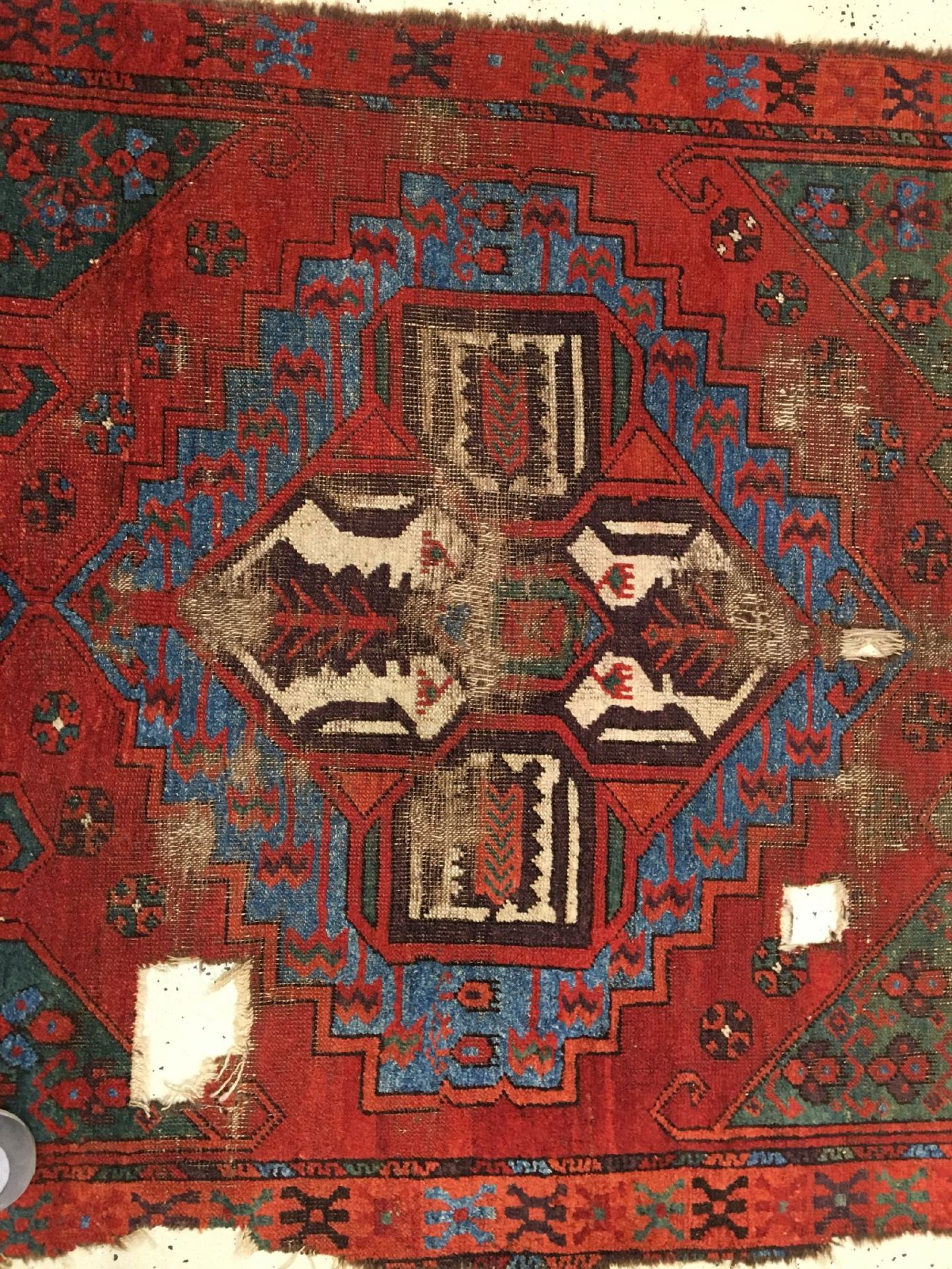 Karapinar "Galerie" antik, Zentralanatolien Konya-Region, Mitte 19.Jhd., Wolle geknüpft auf Wolle. - Bild 6 aus 10