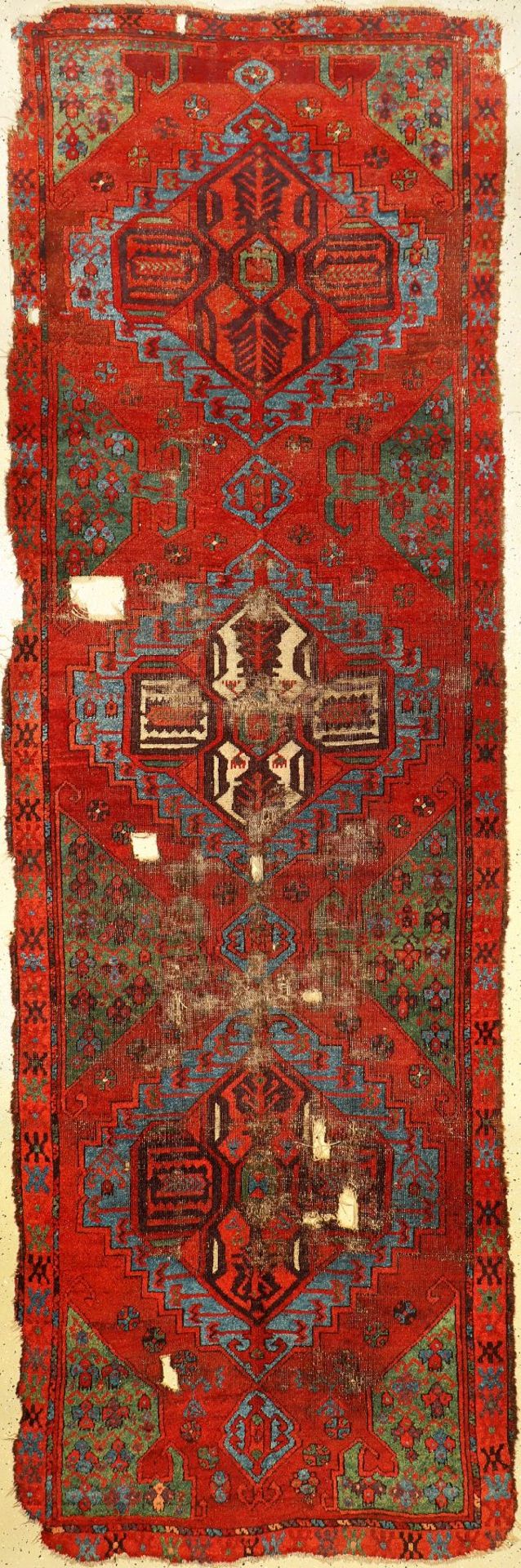 Karapinar "Galerie" antik, Zentralanatolien Konya-Region, Mitte 19.Jhd., Wolle geknüpft auf Wolle.