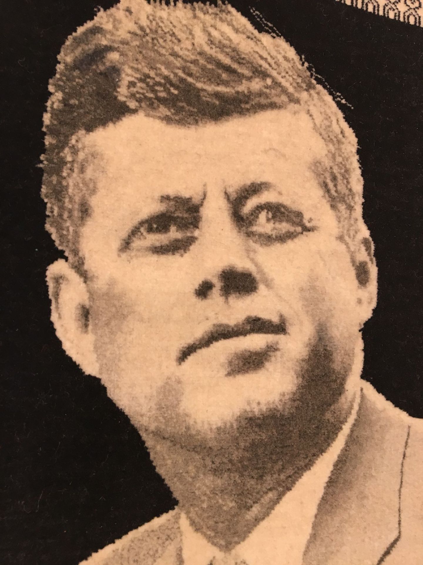 Feiner Täbriz "Ziai" alt (John F.Kennedy) "Signiert", Nordwestpersien, um 1960, Korkwolle geknüpft - Bild 3 aus 6