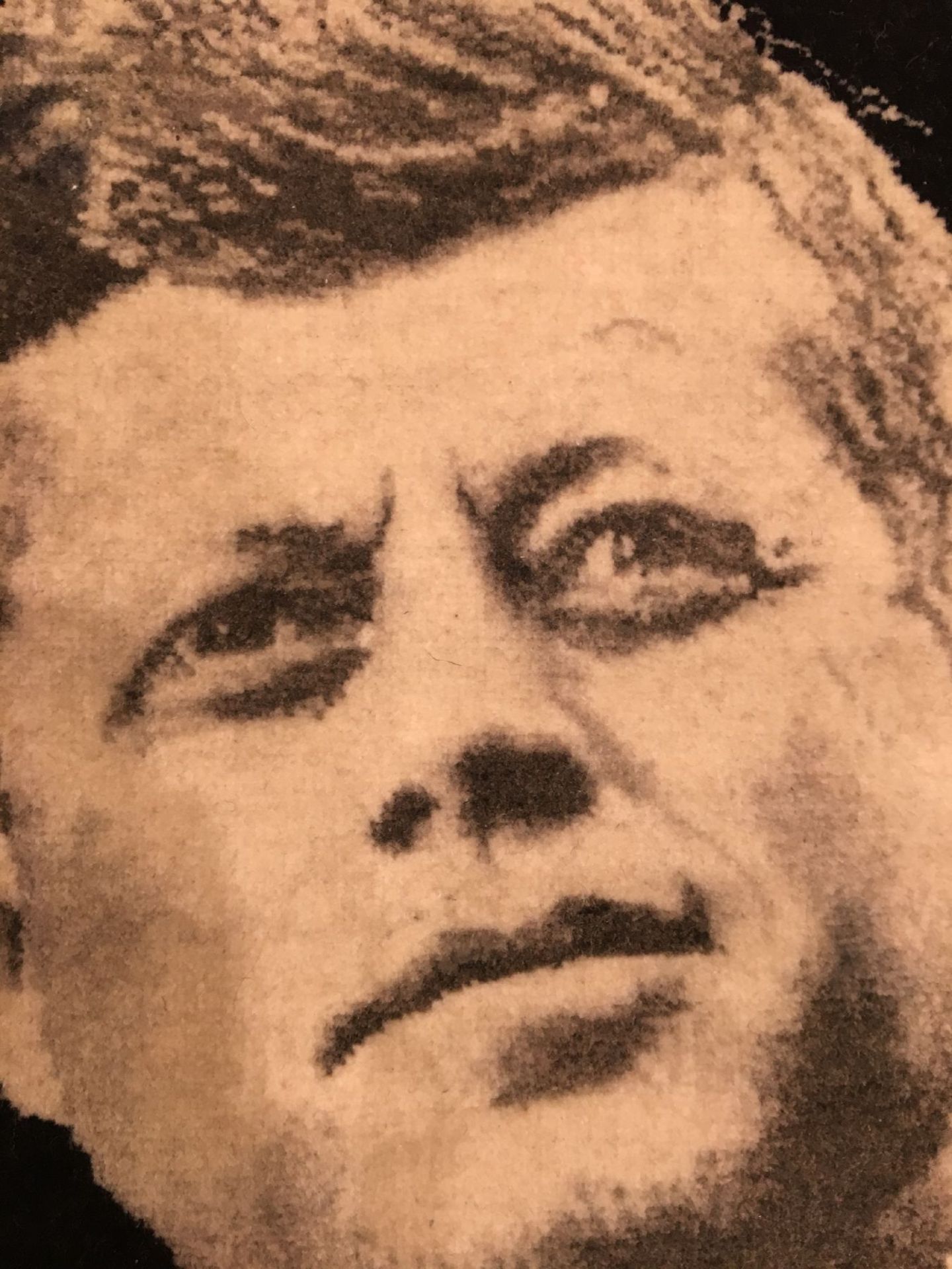 Feiner Täbriz "Ziai" alt (John F.Kennedy) "Signiert", Nordwestpersien, um 1960, Korkwolle geknüpft - Bild 4 aus 6