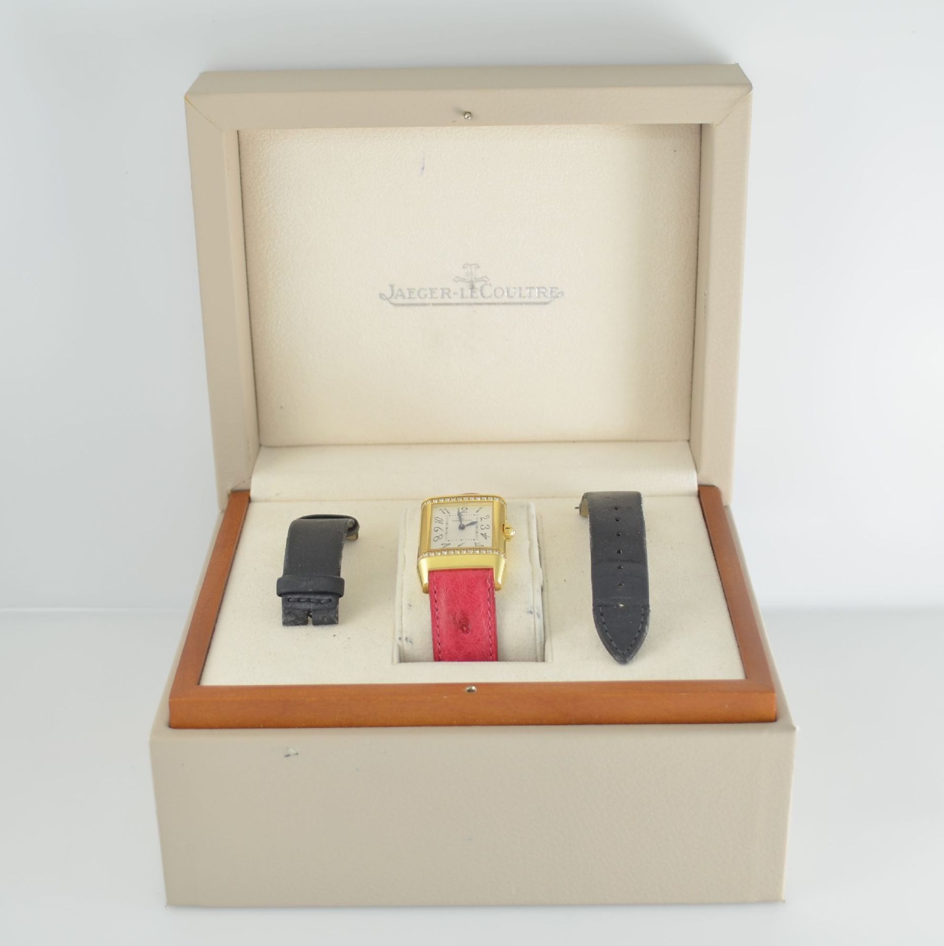 Jaeger-LeCoultre Damenarmbanduhr Reverso Duetto mit 2. Zeitzone, Handaufzug, Ref. 269.1.54, um 180 - Bild 11 aus 12