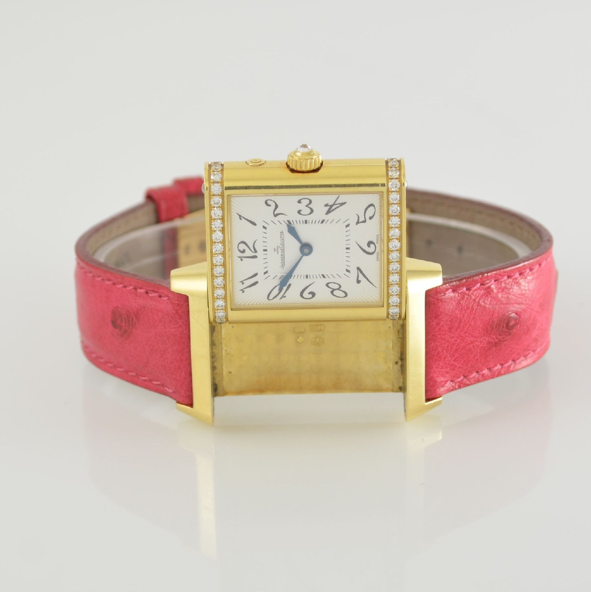 Jaeger-LeCoultre Damenarmbanduhr Reverso Duetto mit 2. Zeitzone, Handaufzug, Ref. 269.1.54, um 180 - Bild 6 aus 12