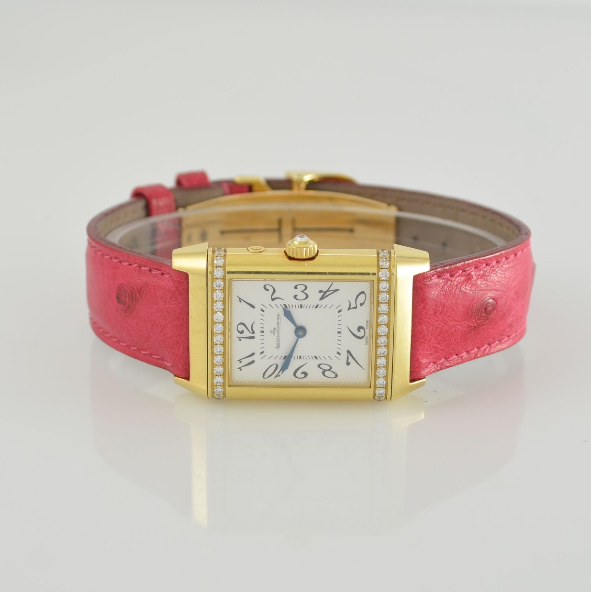 Jaeger-LeCoultre Damenarmbanduhr Reverso Duetto mit 2. Zeitzone, Handaufzug, Ref. 269.1.54, um 180