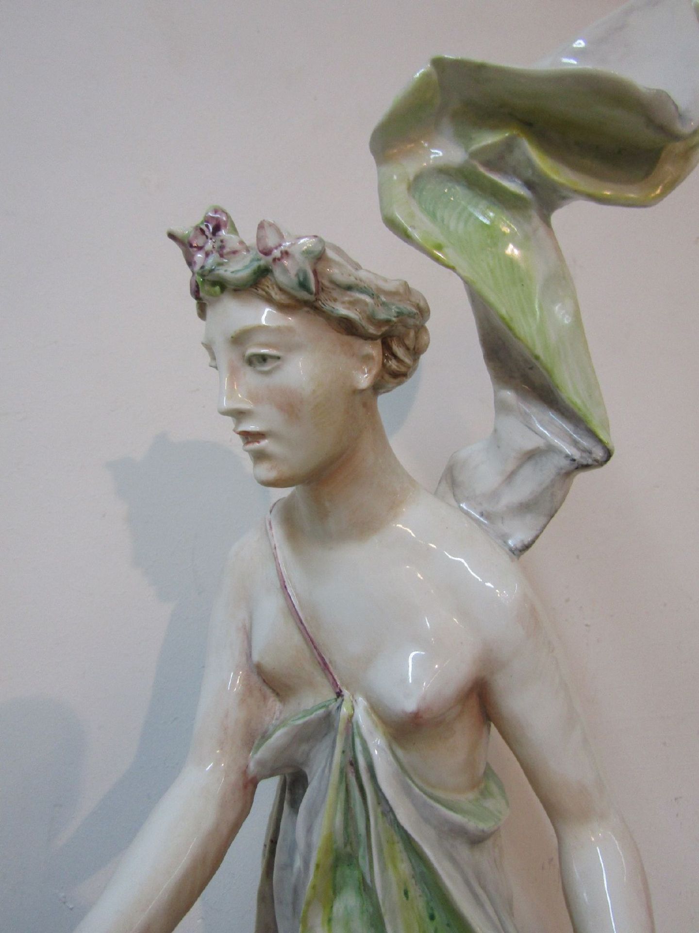 Grosse Porzellanskulptur, Joseph Wackerle, Entwurf für Nymphenburg, um 1925, Darstellung der - Bild 3 aus 9