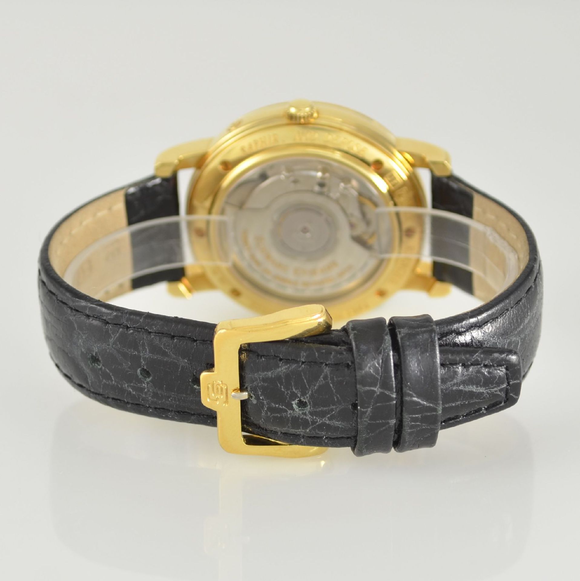 SCHWARZ ETIENNE Herrenarmbanduhr Komplikation in GG 750/000, Schweiz um 1997, Automatik, Ref. - Bild 5 aus 10