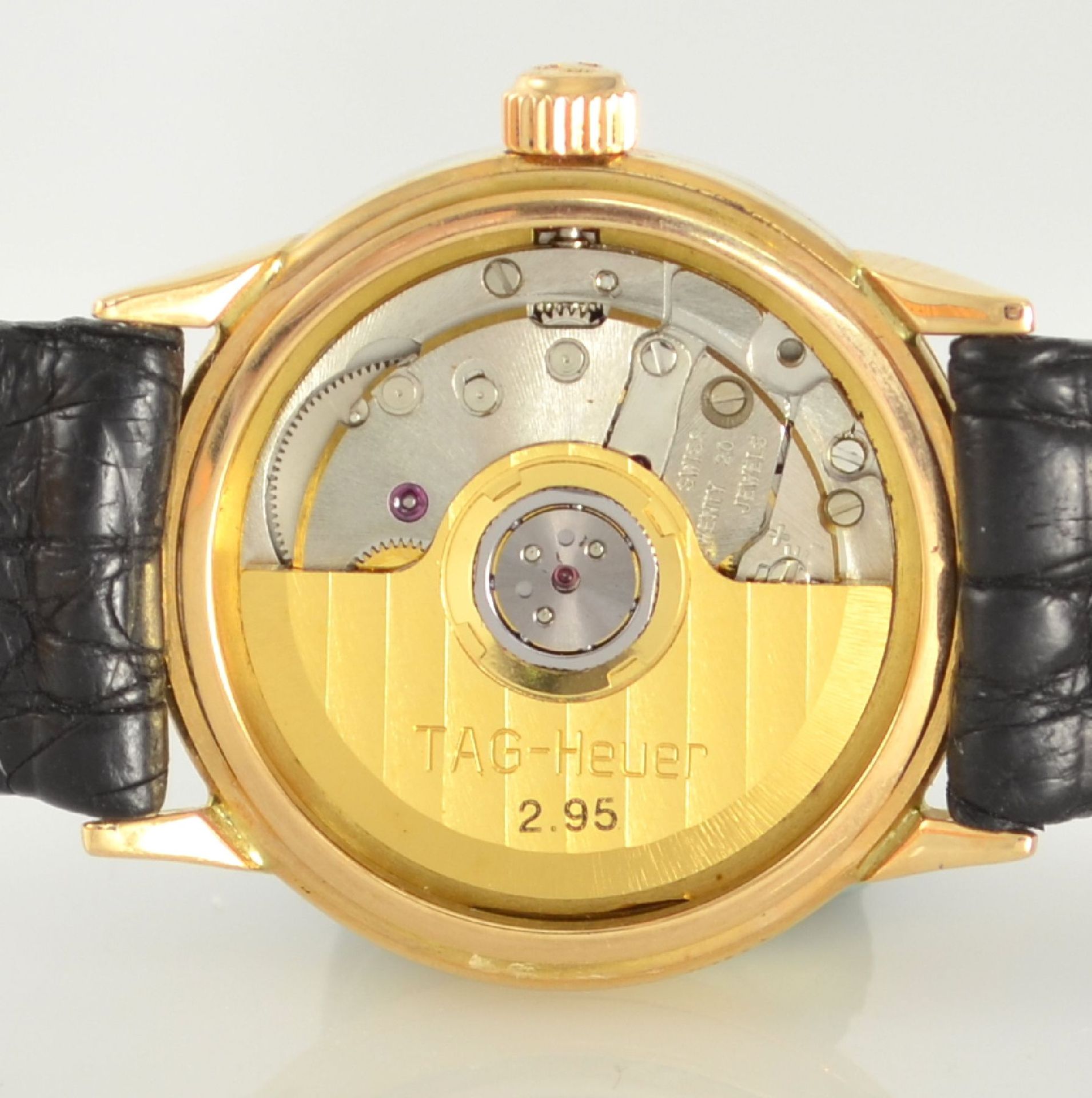 HENTSCHEL Hamburg Damenarmbanduhr in RG 750/000, Deutschland/Schweiz 2007, Automatik, MLP- - Bild 7 aus 11