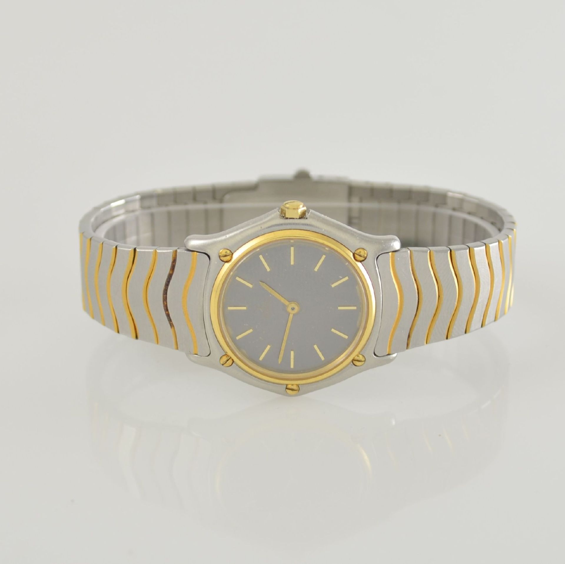 EBEL Damenarmbanduhr Classic Wave, Schweiz 1990er Jahre, Ref. 181908, quarz, Edelstahl/Gold