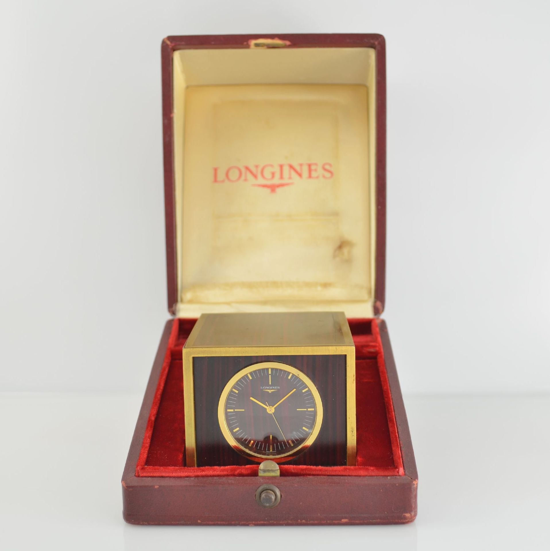 LONGINES sehr seltene Electronic Deck Watch Kal. 800 mit original Box, Schweiz um 1965, schweres - Bild 7 aus 12