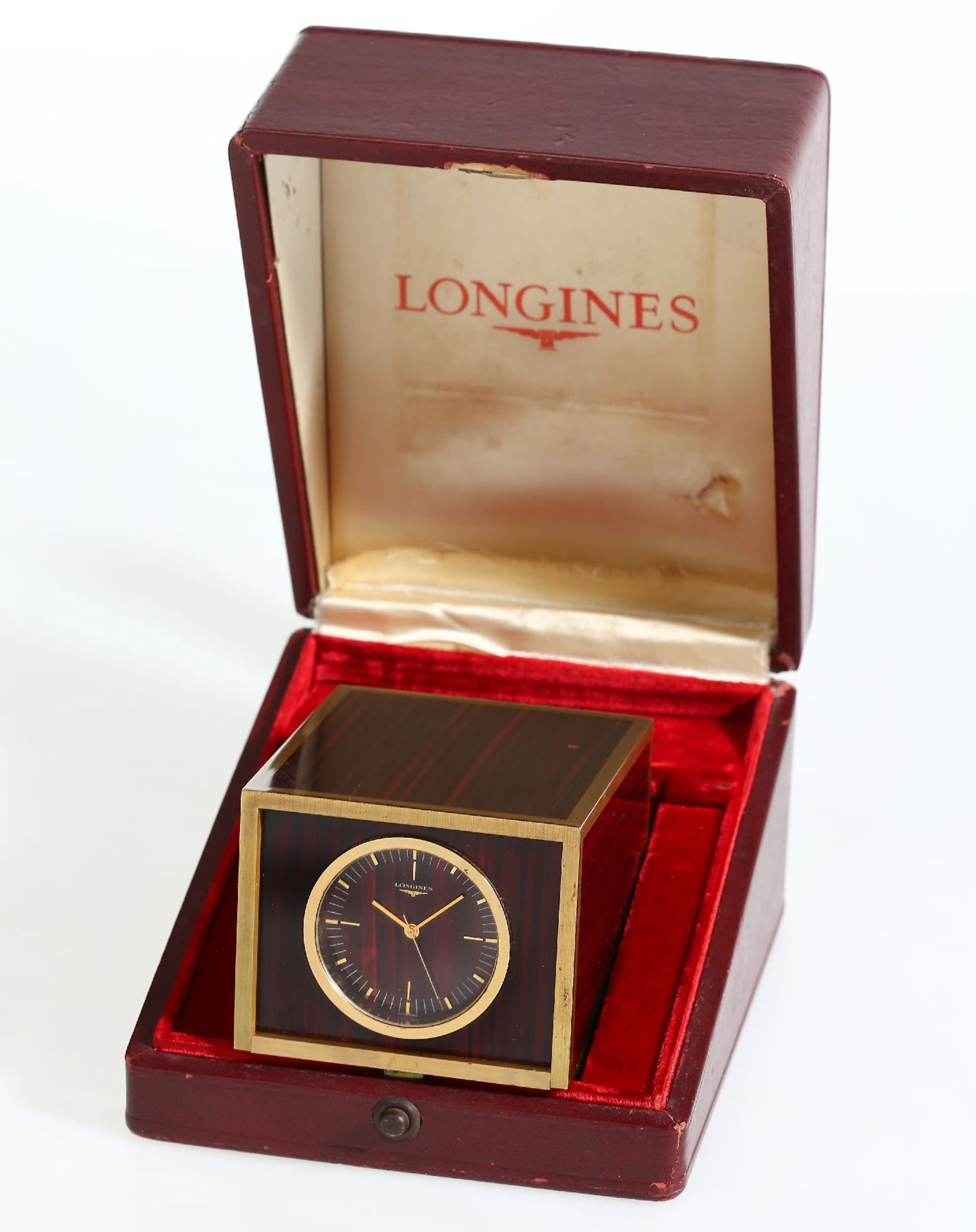 LONGINES sehr seltene Electronic Deck Watch Kal. 800 mit original Box, Schweiz um 1965, schweres