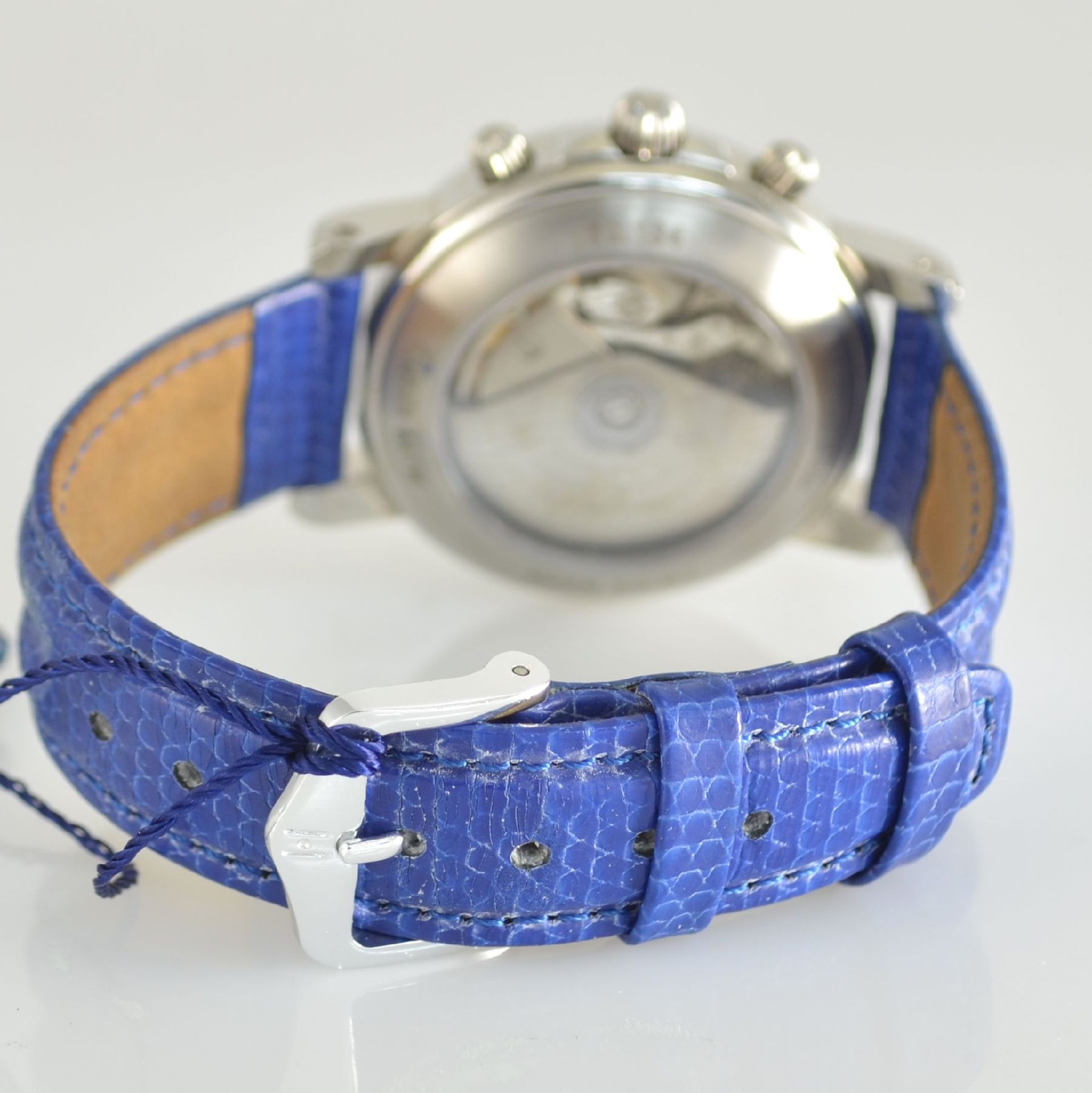 JEAN MARCEL Herrenarmbanduhr mit Chronograph, Schweiz um 2000, Automatik, Ref. 160.134, beids. - Bild 5 aus 7