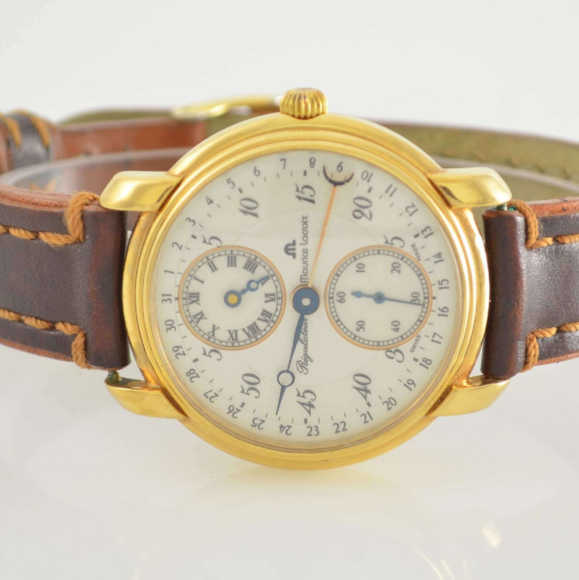 MAURICE LACROIX Herrenarmbanduhr Regulateur, Ref. 53401, Handaufzug, auf 999 Stück limitiertes - Bild 2 aus 8