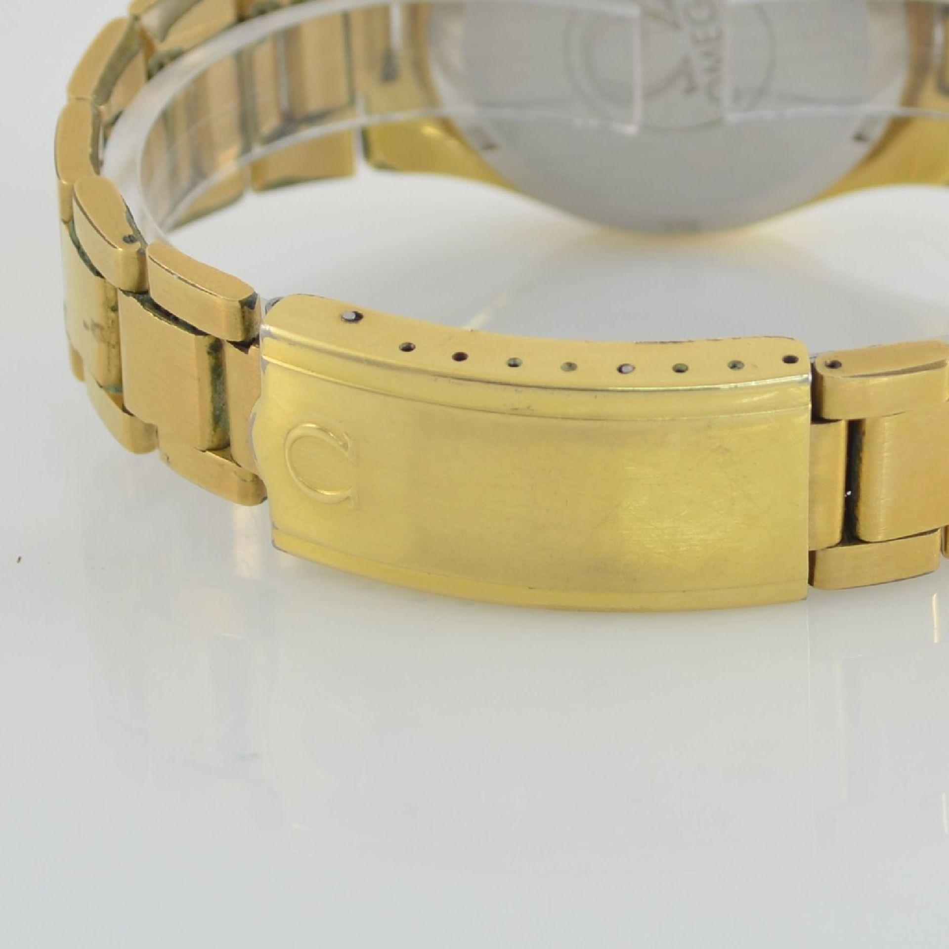 OMEGA Geneve Herrenarmbanduhr, Automatik, Schweiz um 1974, Ref. 1660174/3660833, verg. Metallgeh. - Bild 5 aus 7