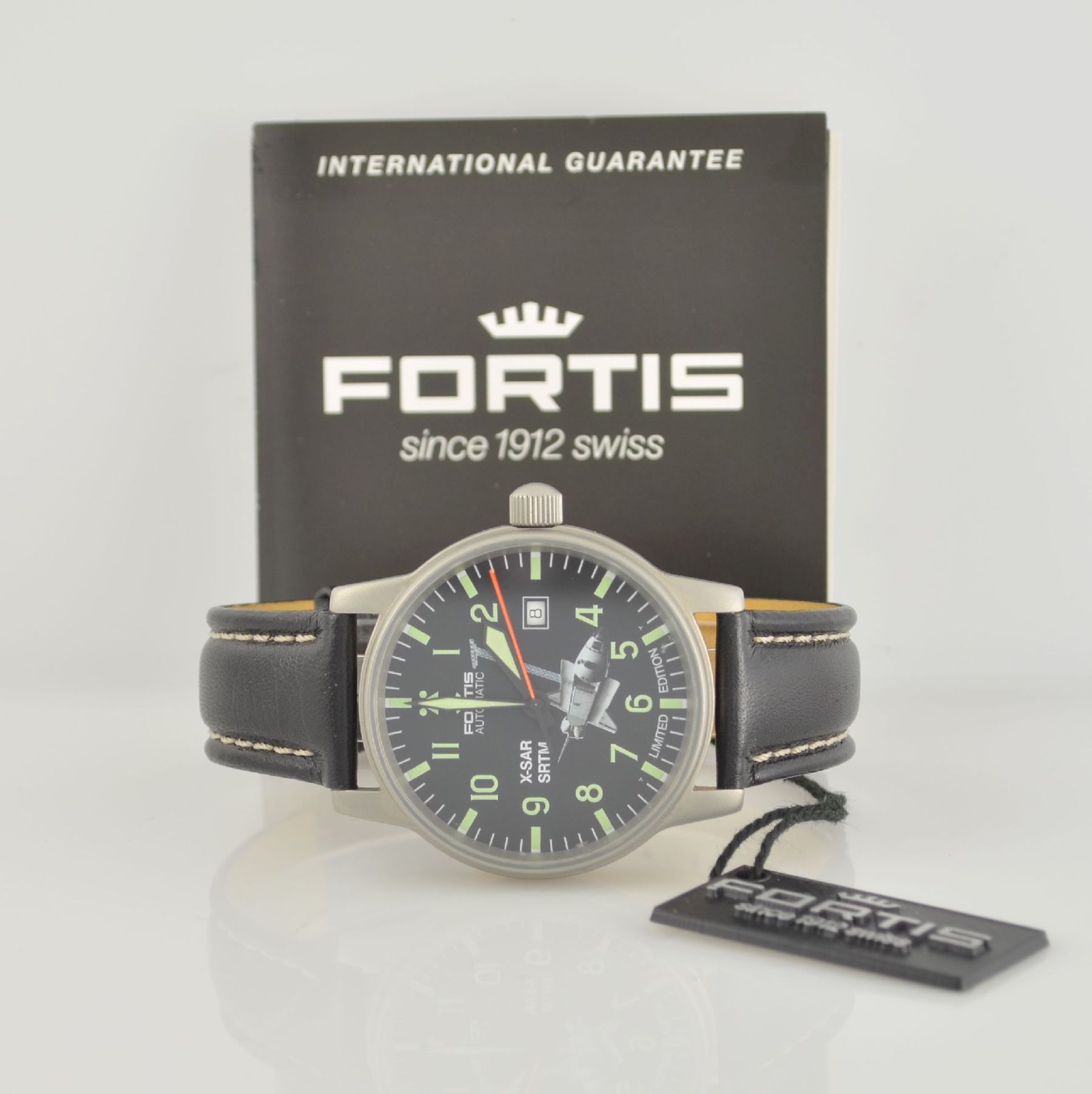 FORTIS X-SAR SRTM limitierte Herrenarmbanduhr in Edelstahl, Schweiz um 2000, Automatik, lim. Auflage - Bild 7 aus 7