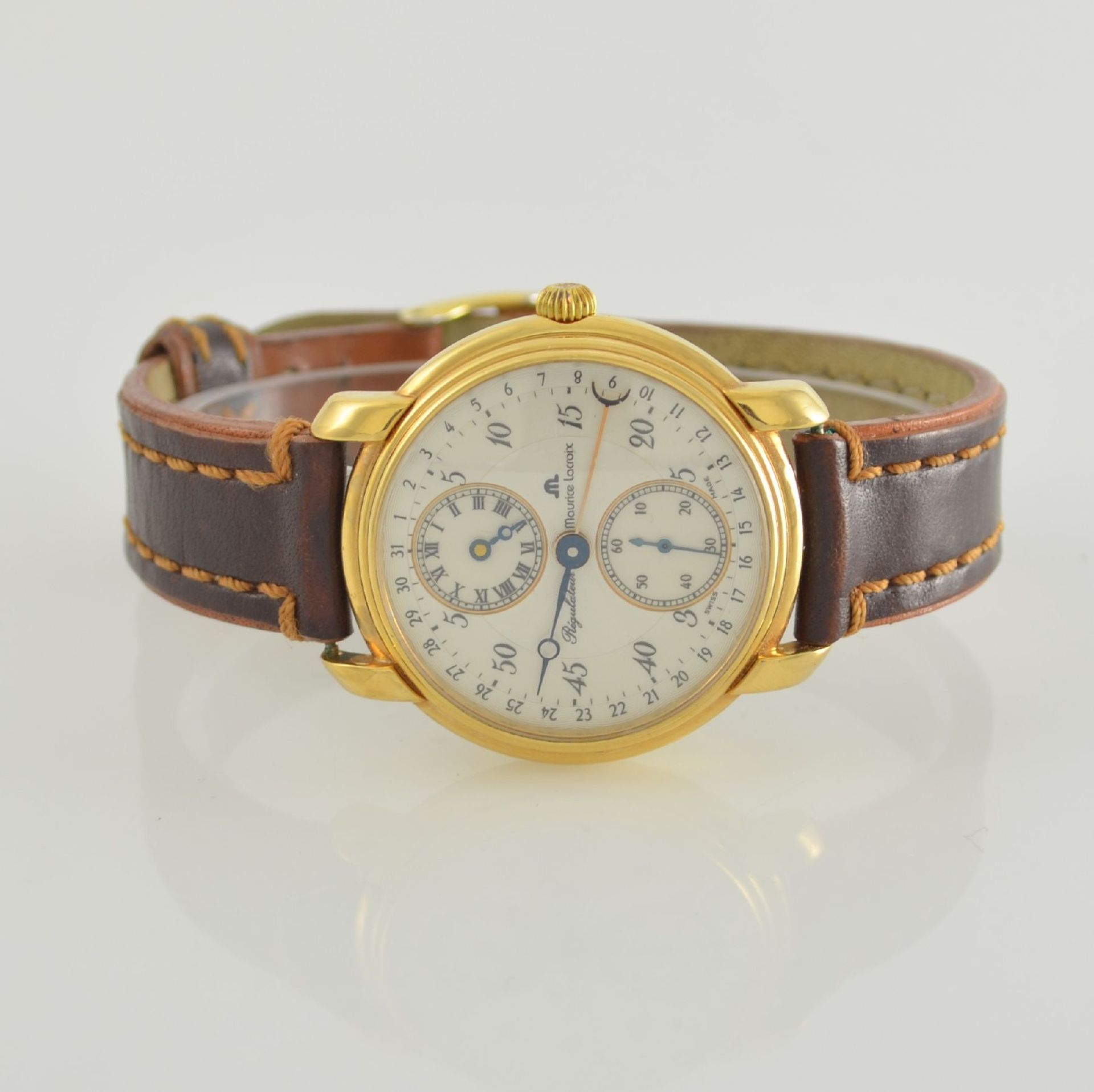 MAURICE LACROIX Herrenarmbanduhr Regulateur, Ref. 53401, Handaufzug, auf 999 Stück limitiertes