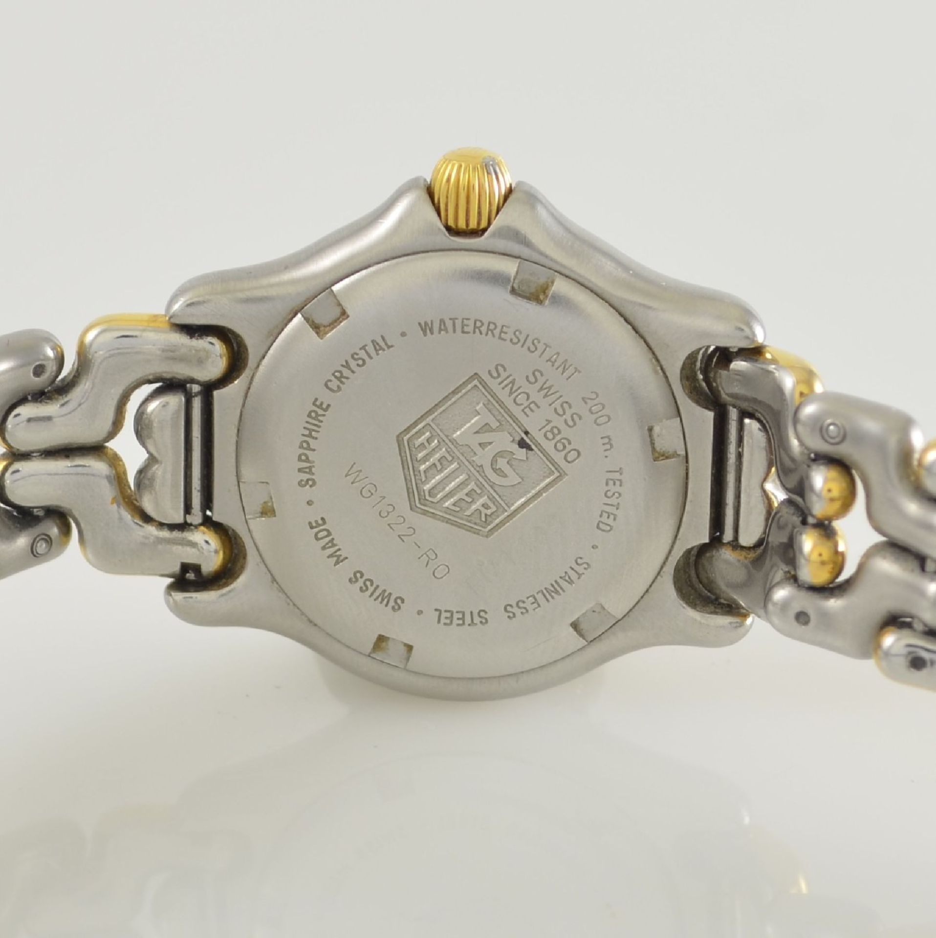 TAG HEUER Damenarmbanduhr Serie Professional, Schweiz um 2000, Ref. WG1322, quarz, Edelstahlgeh. - Bild 6 aus 7