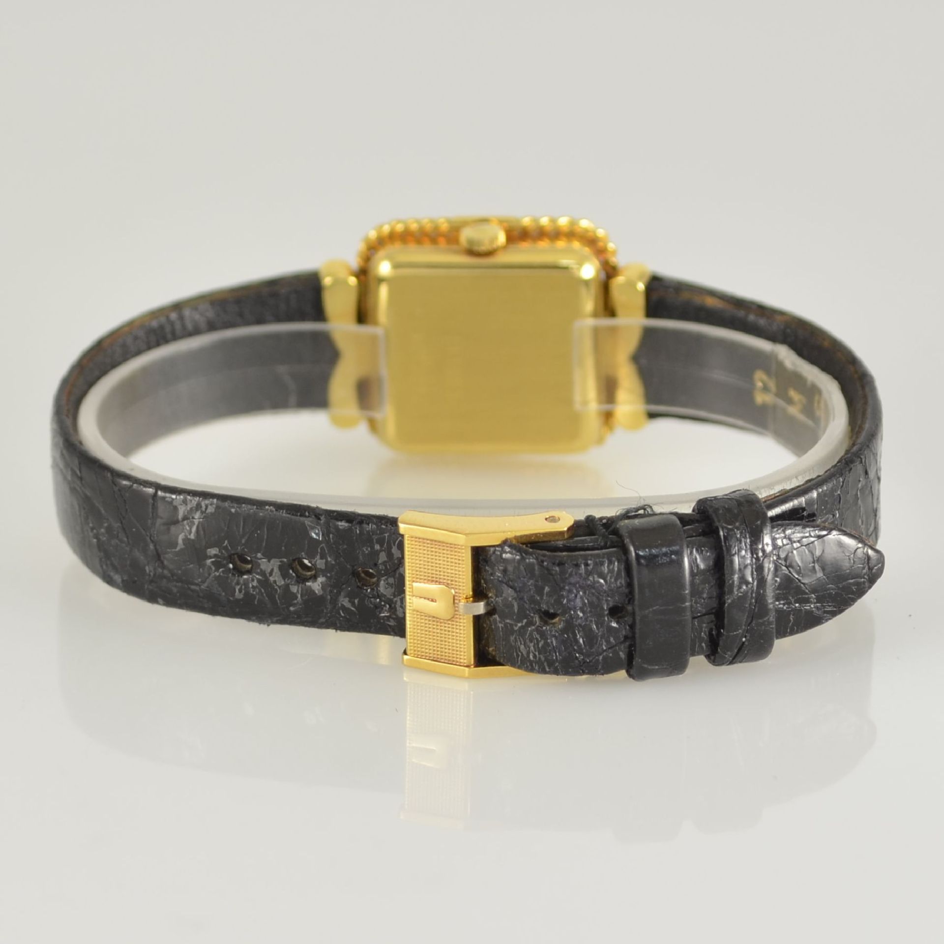 UNIVERSAL GENEVE Damenarmbanduhr in GG 750/000, Schweiz um 1980, Handaufzug, Boden aufgedr., Lün. in - Bild 5 aus 8