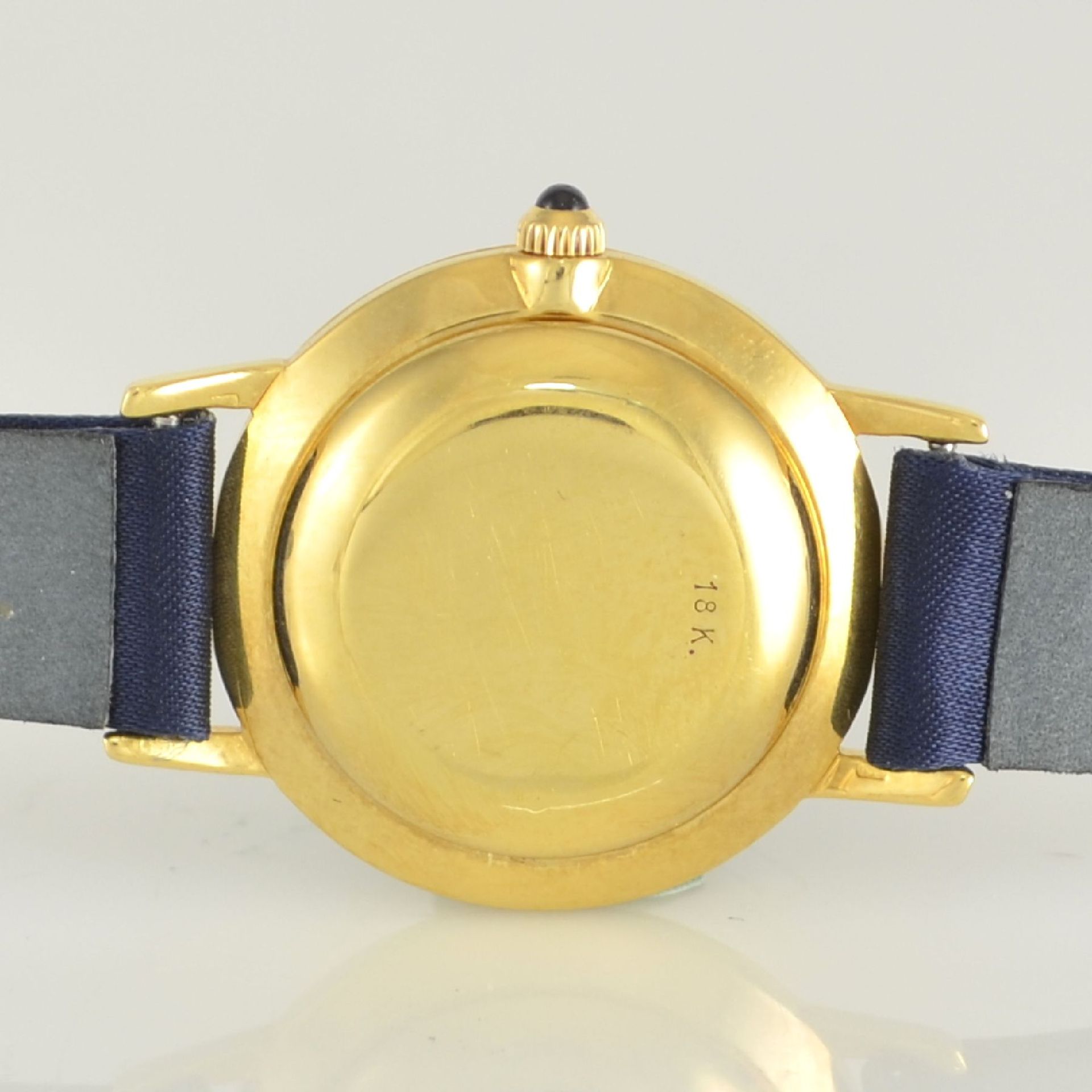 CORUM Damenarmbanduhr in GG 750/000, Schweiz um 1980, Automatik, Boden aufgedr., Krone mit - Bild 5 aus 5