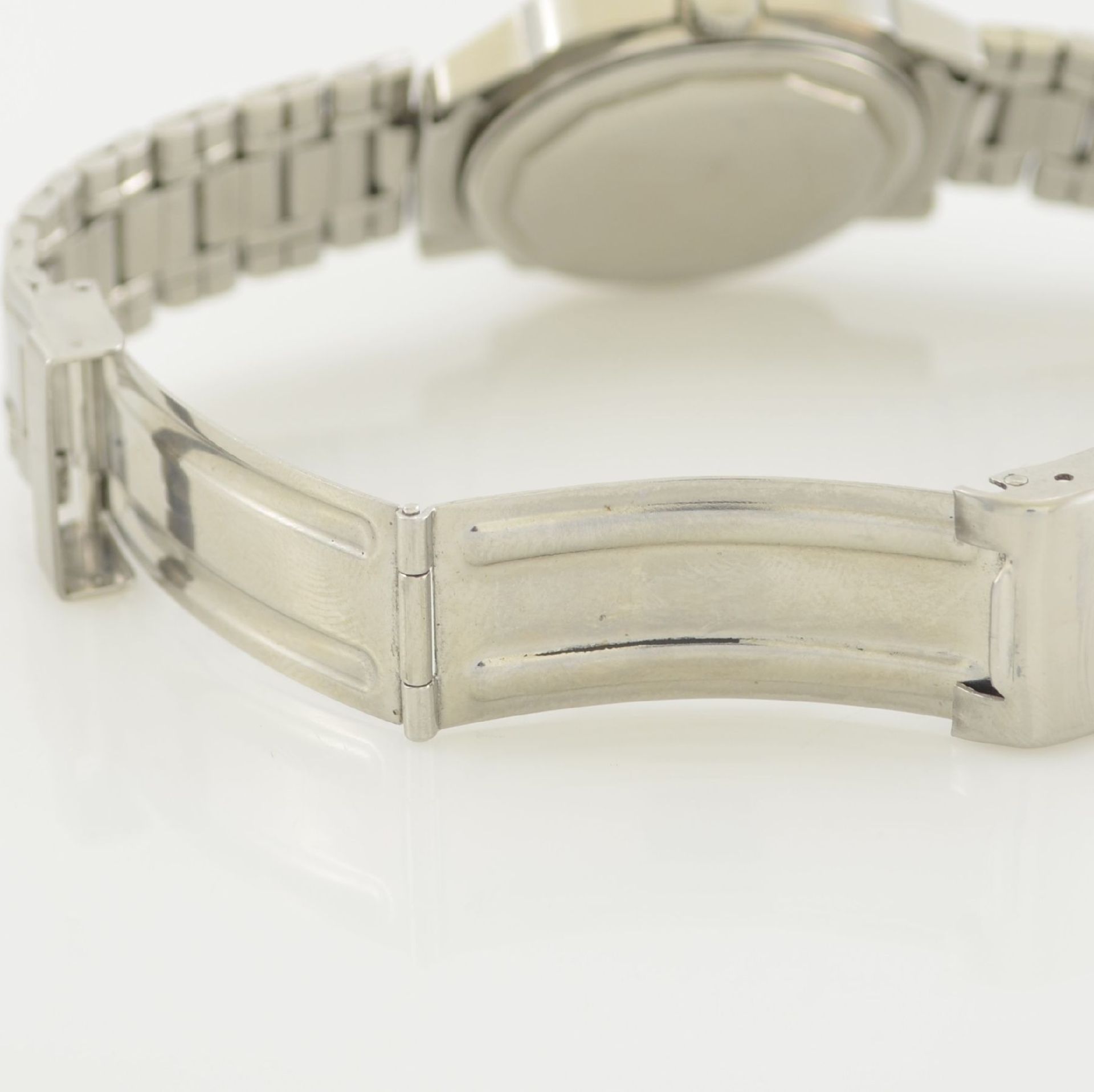 ZENITH AF/P Herrenarmbanduhr in Edelstahl, Schweiz um 1970, Automatik, Boden geschr., orig. Gay - Bild 7 aus 10