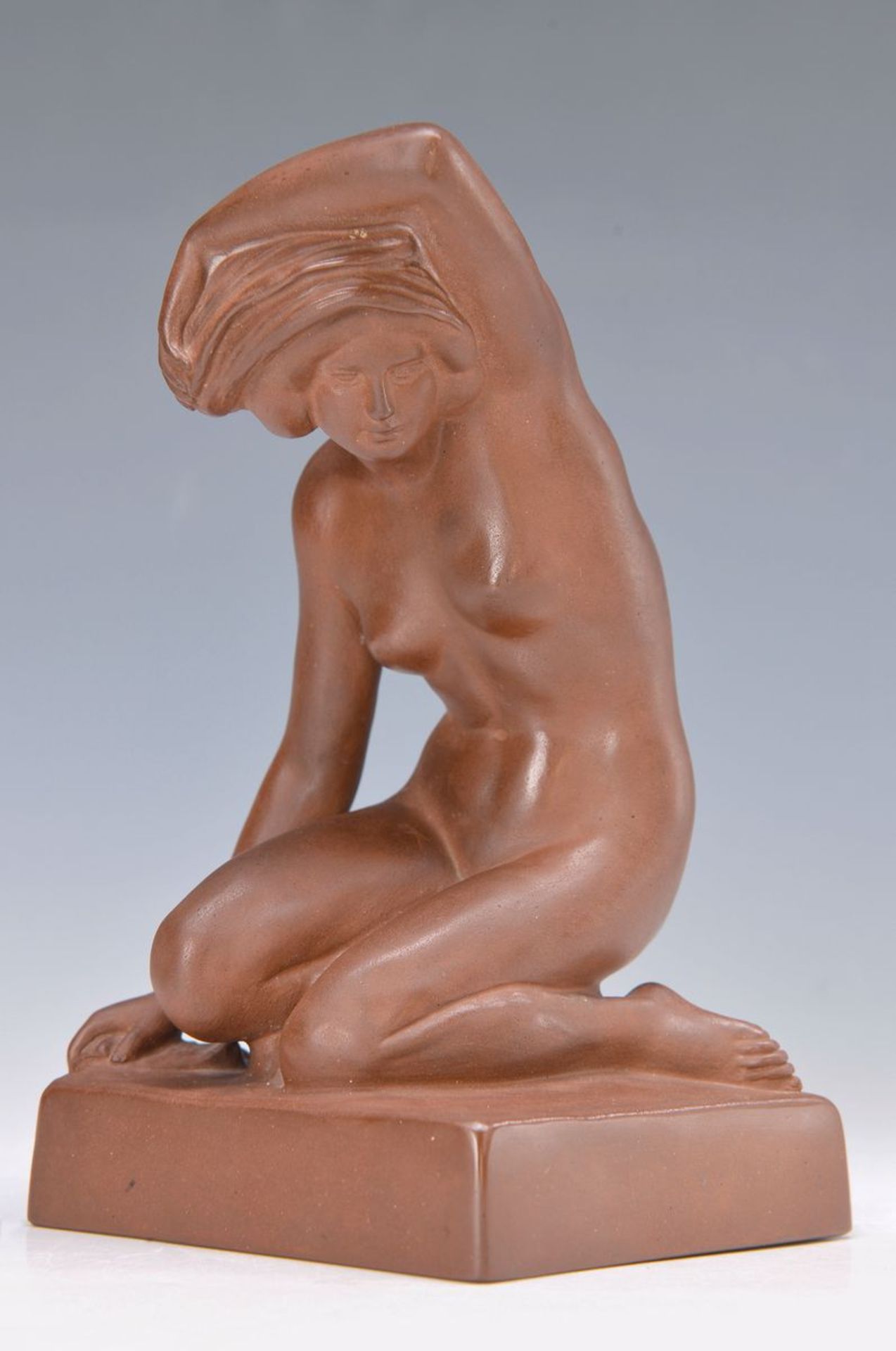 Skulptur, Meissen, Entwurf Emmy Bodewig- Pallendorf, Pfeiferzeit, 1924-33, Boettger Steinzeug,