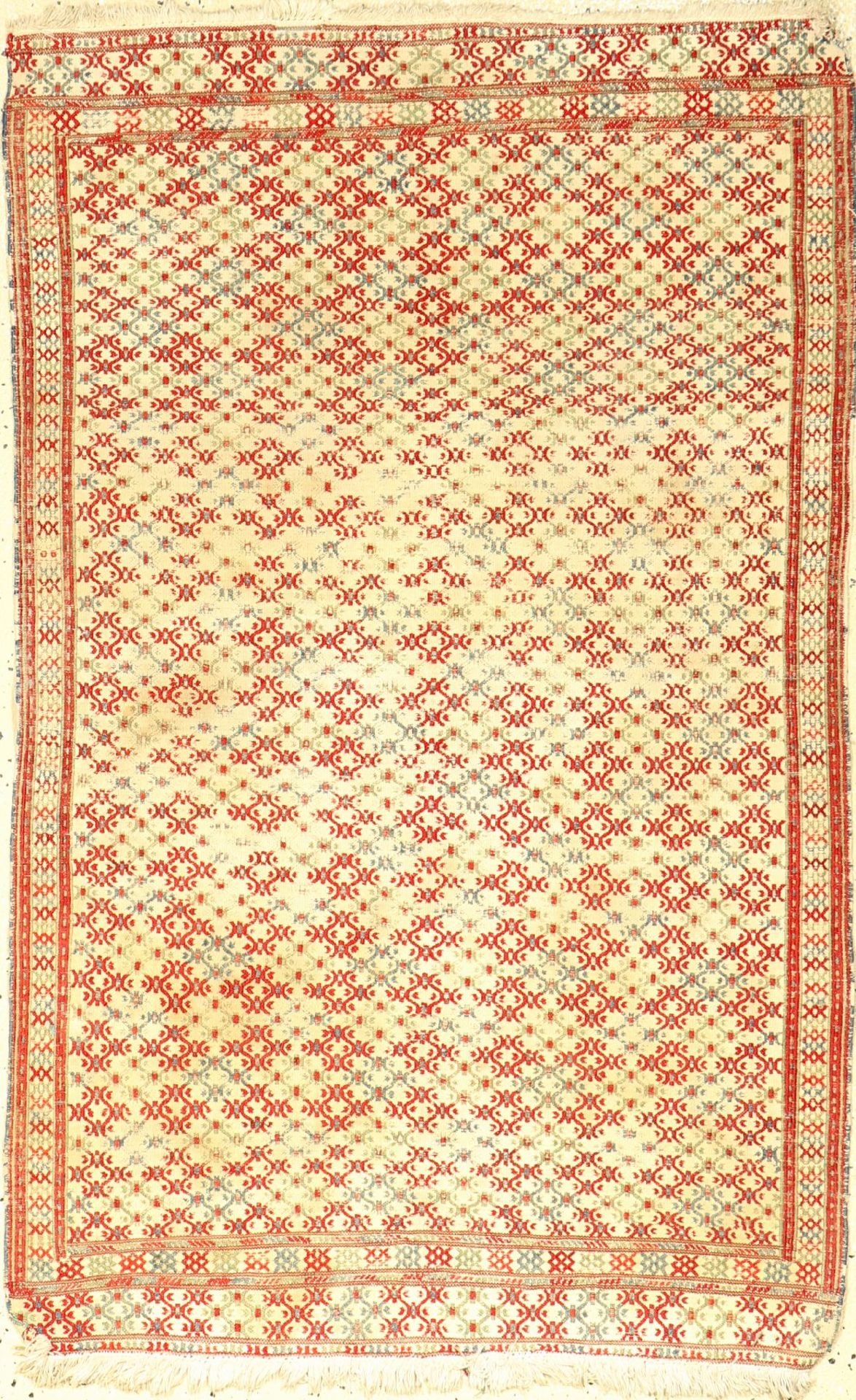 Zili, Anatolien, um 1930-40, Wolle auf Wolle, ca. 121 x 77 cm, EHZ: 3Zili "Flatweave", Anatolia,