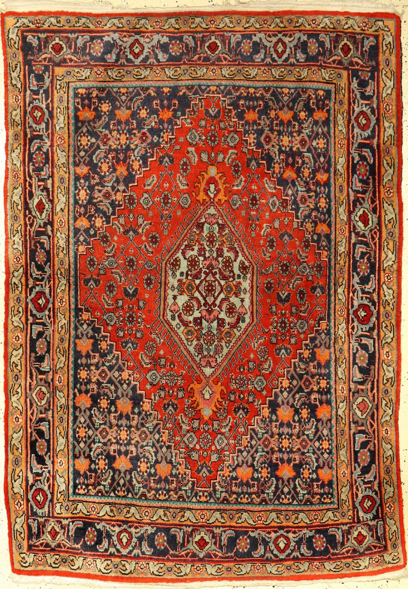 Bidjar alt, Persien, ca. 50 Jahre, Wolle auf Baumwolle, ca. 165 x 114 cm, EHZ: 2-3Bijar Rug, Persia,