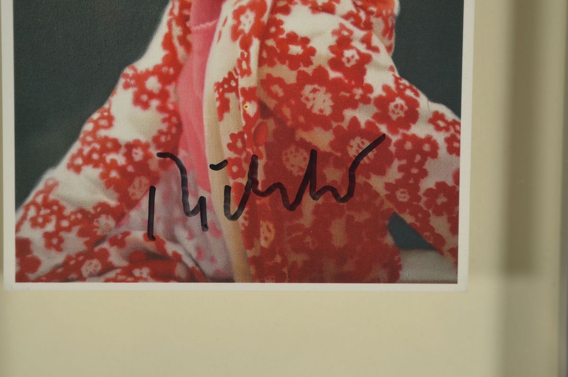 Gerhard Richter, geb. 1932, "Betty", Kunstpostkarte, handsign., zwischen doppelt Plexiglas - Bild 2 aus 2