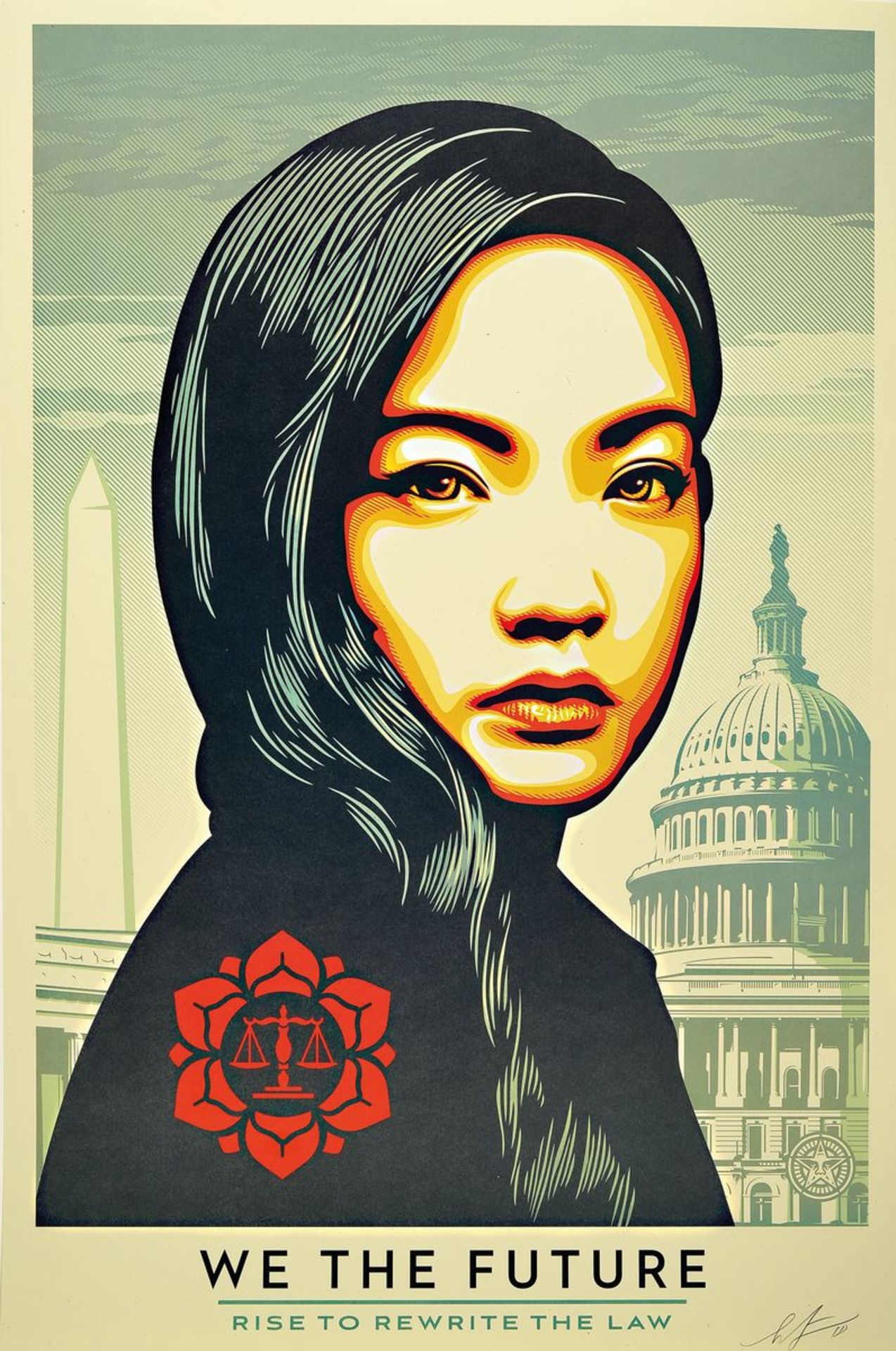 Shepard Fairey, geb. 1970, we the future, drei Siebdrucke, alle handsigniert, je ca. 91 x