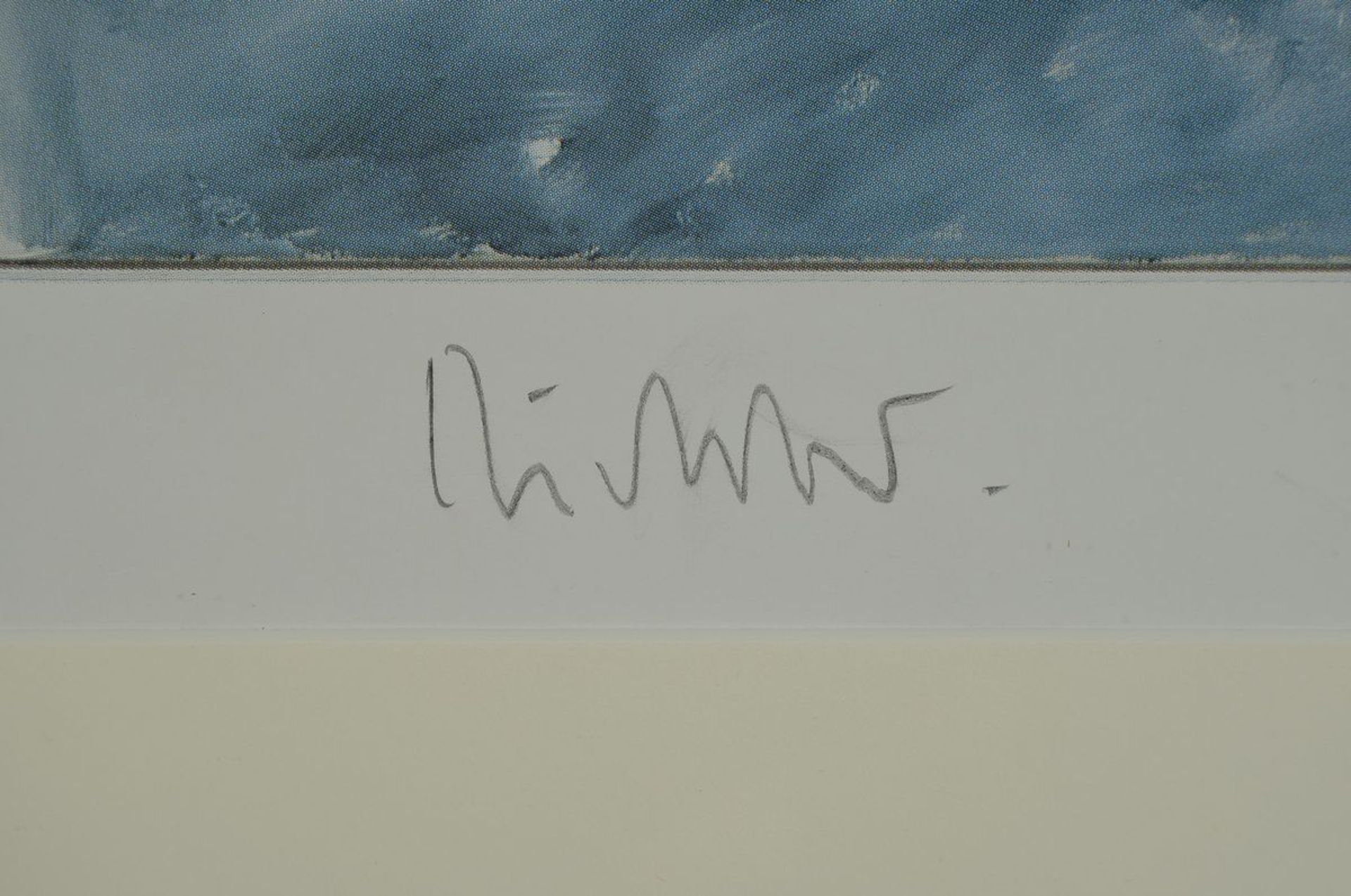 Gerhard Richter,geb. 1932, Farboffset auf Offset-Papier, Olympia, handsigniert, aus 1967, Blattgr. - Bild 2 aus 2