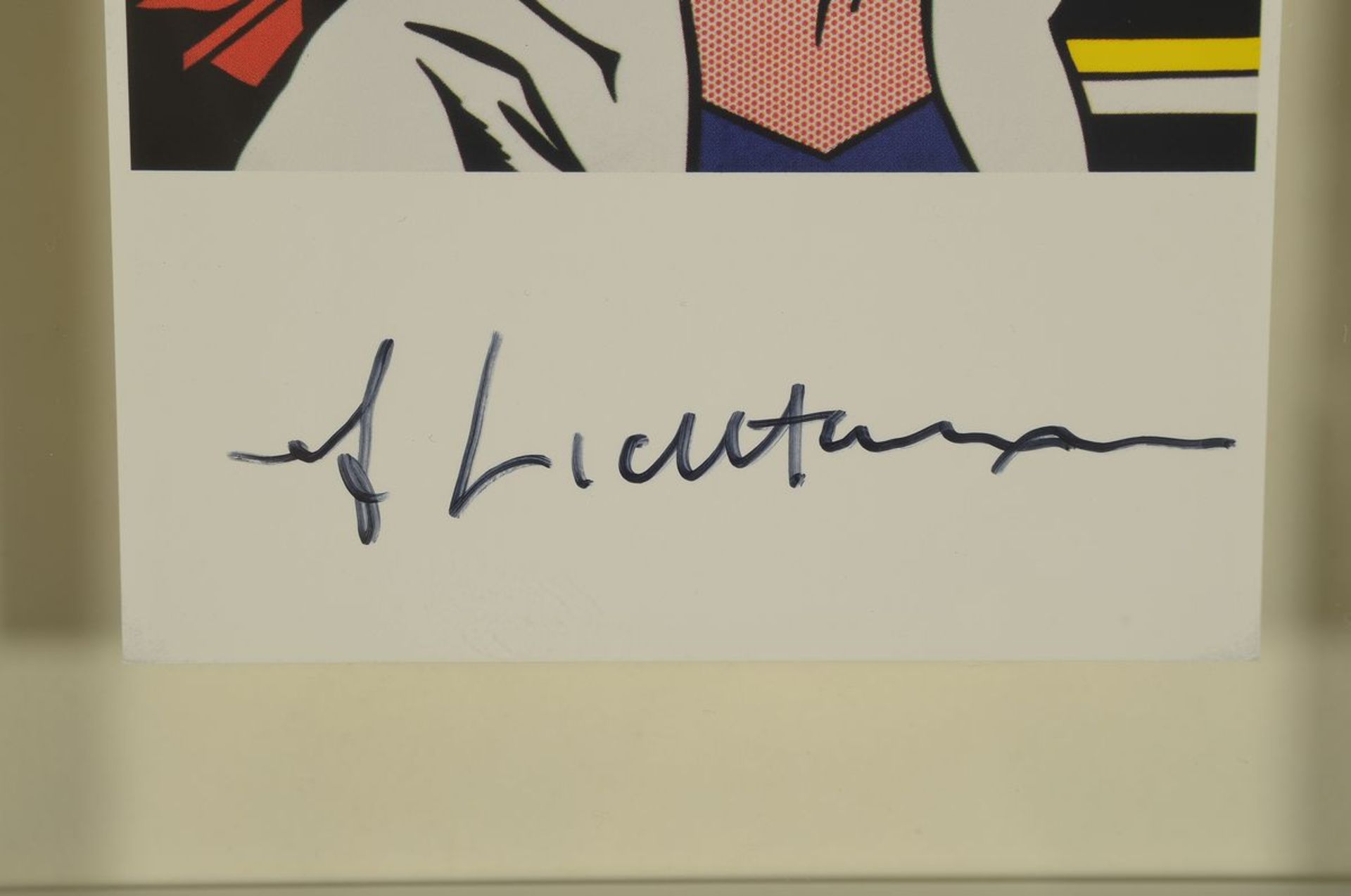 Roy Lichtenstein, 1923-1997, "M-Maybe He Became ill and couldn't Leave the Studio!" - Bild 2 aus 2