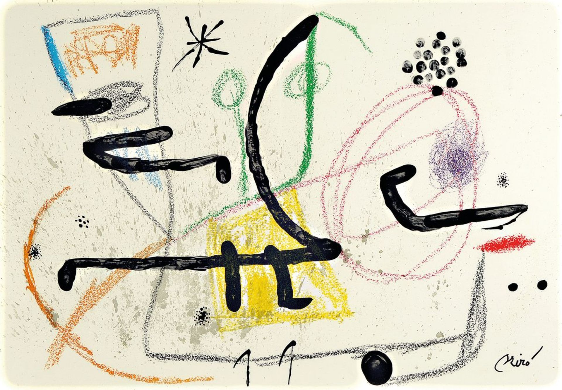 Joan Miro , 1893-1983, Konvolut aus Serie Maravillas con variacoiones acrosticas en el Jardin de - Bild 2 aus 3