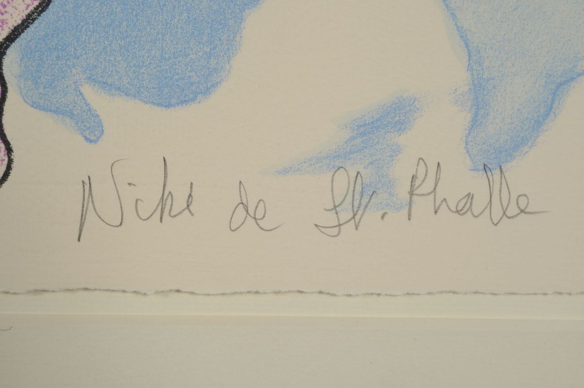 Niki de Saint Phalle, 1930-2002, Farblithographie mit Metallfoliendruck, handsigniert und num. 145/ - Bild 2 aus 2