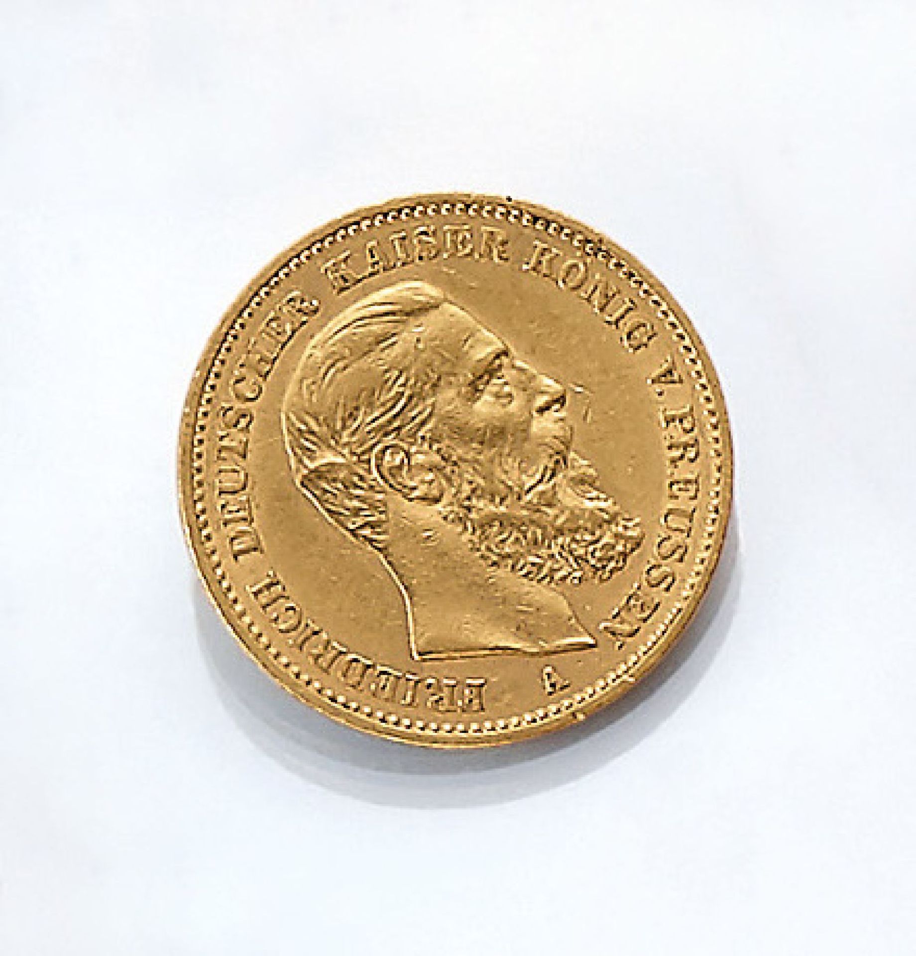 Goldmünze, 20 Mark, Deutsches Reich, 1888, Friedrich deutscher Kaiser König von Preussen,