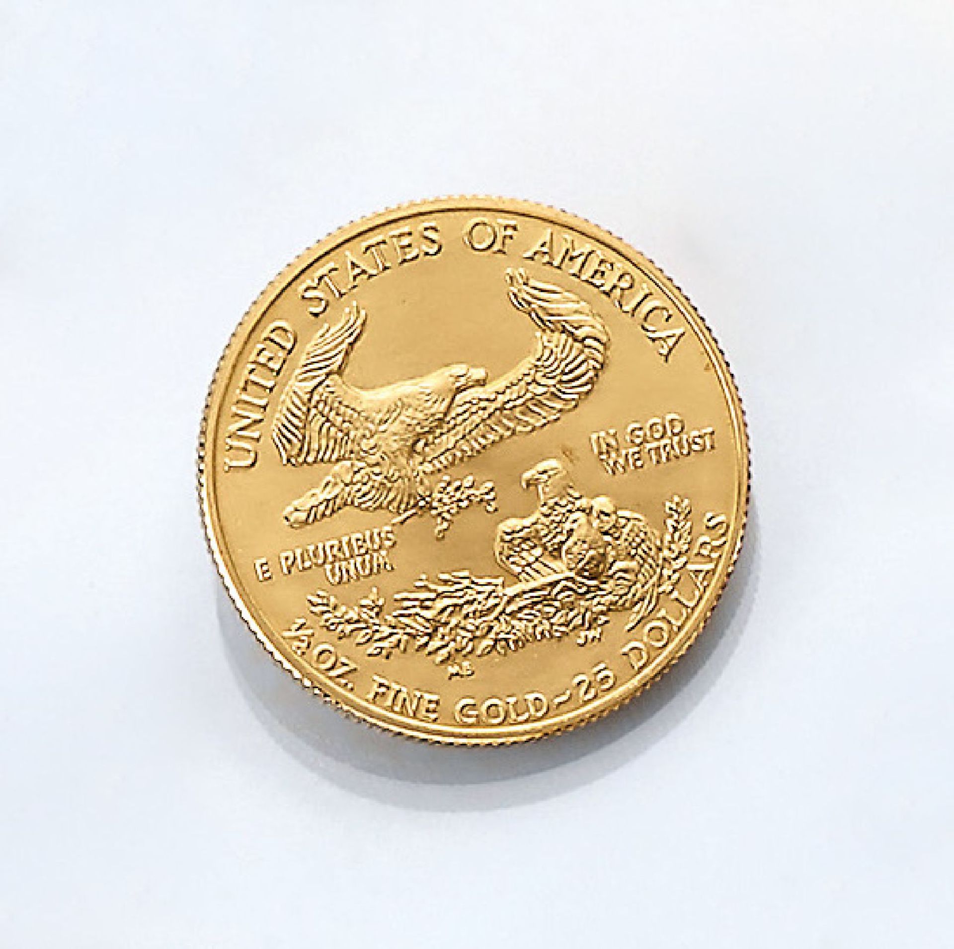 25 Golddollar American Eagle, USA MCMXC/1990, 916/1000, Durchm. 27 mm, 16.9 g25 gold dollar American