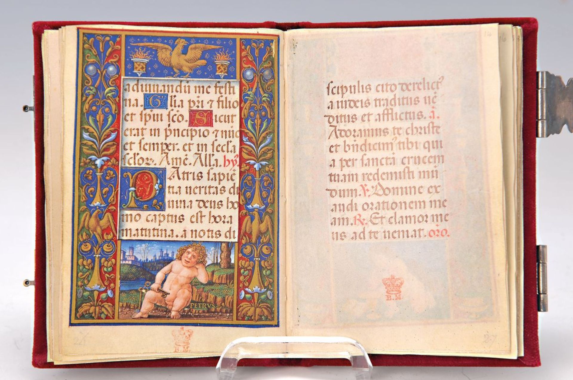 Faksimile: Das Stundenbuch der Sforza, Band 1, Faksimile-Verlag Luzern, Auflage 980 Exempl., in