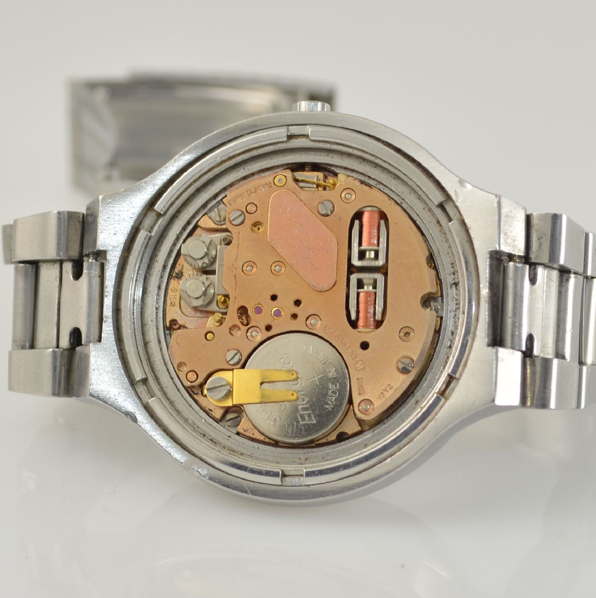 OMEGA Armbandchronometer Electronic f 300Hz Serie Seamaster, Schweiz um 1973, Ref. 198.0008, - Bild 8 aus 11